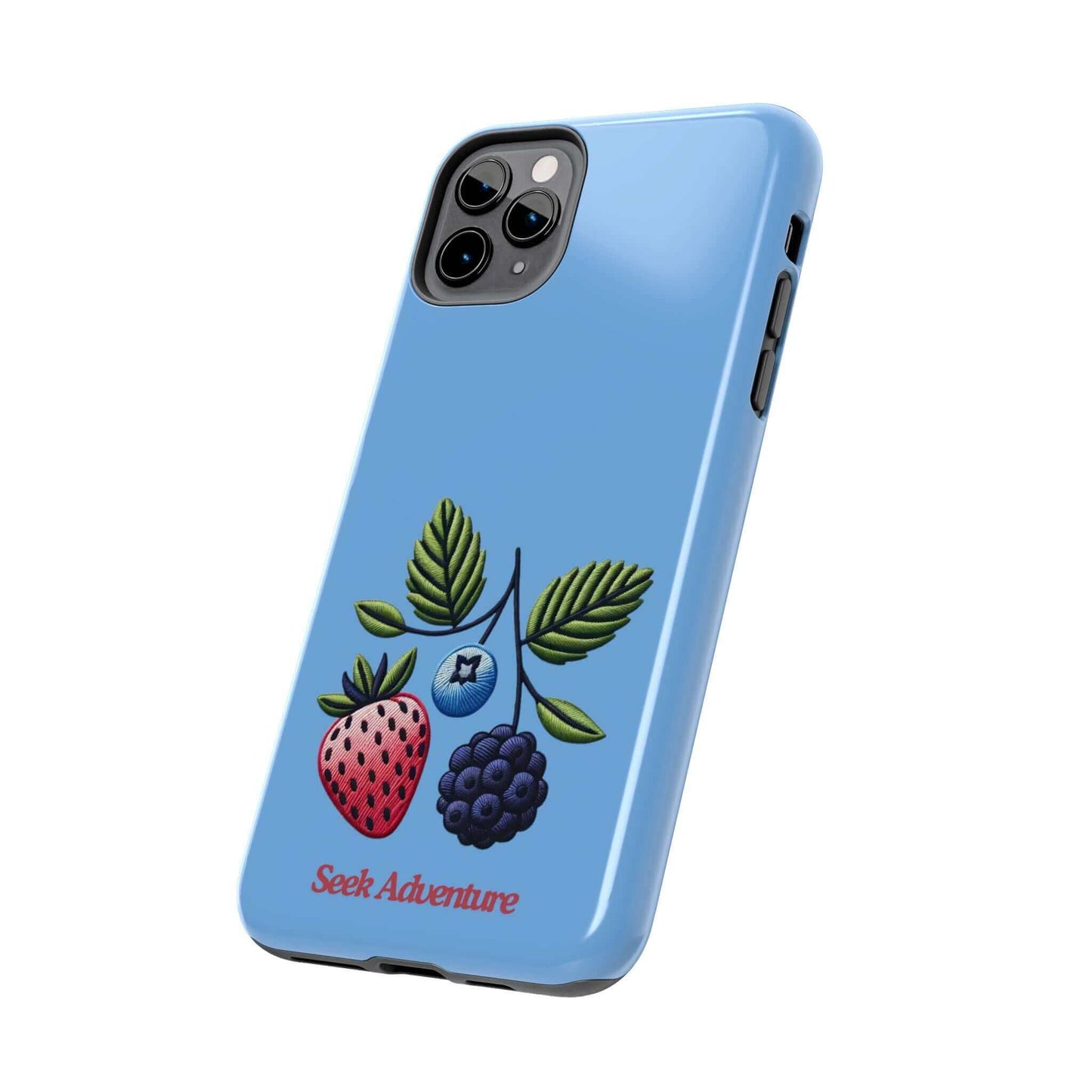 Strawberry, Blueberry, and Blackberry - Tough Phone Cases - Phone Case by Seek Adventure | Seek Adventure'