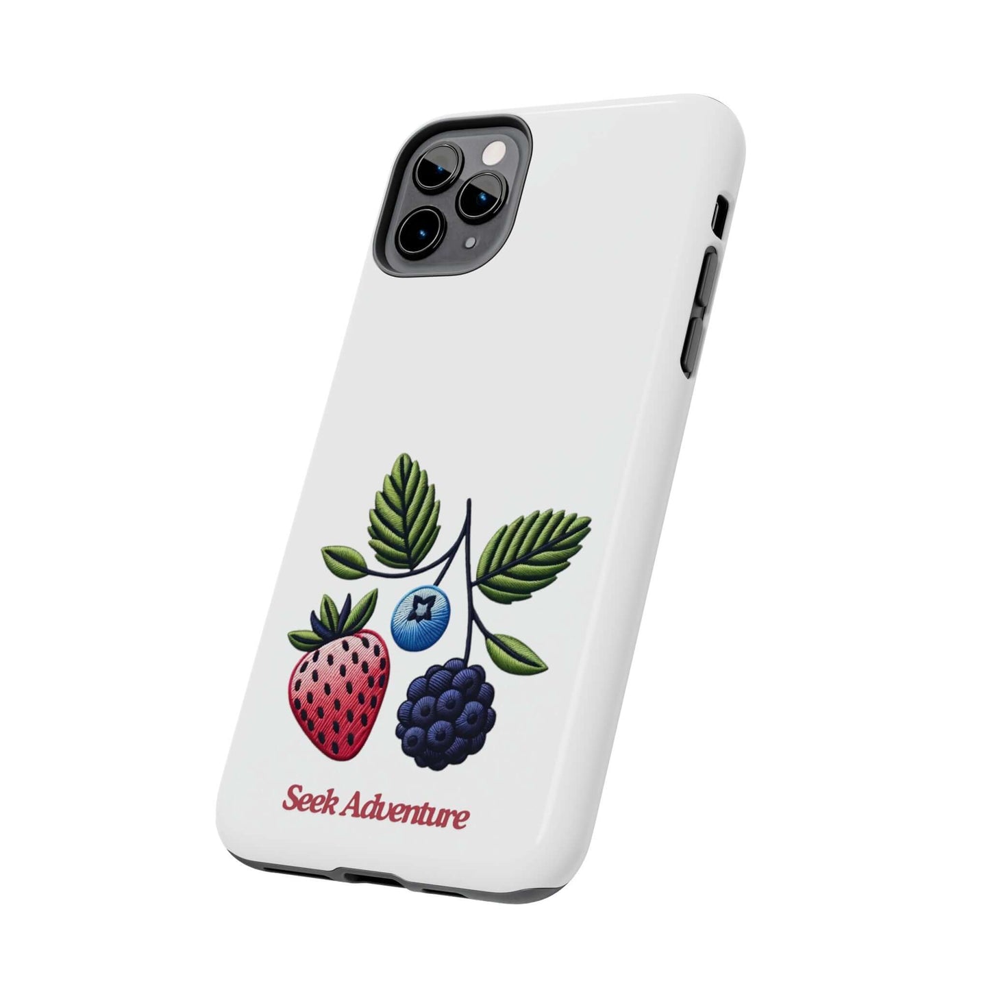 Strawberry, Blueberry, and Blackberry - Tough Phone Cases - Phone Case by Seek Adventure | Seek Adventure'