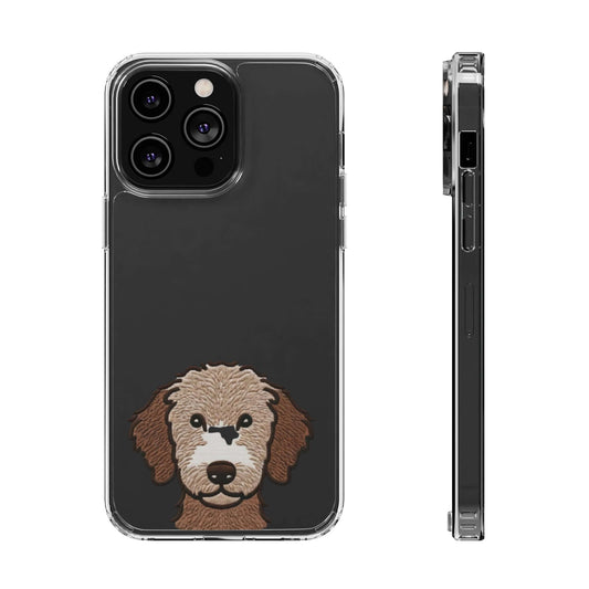 Brow Golden Doodle - Clear Case - Phone Case by Seek Adventure | Seek Adventure'