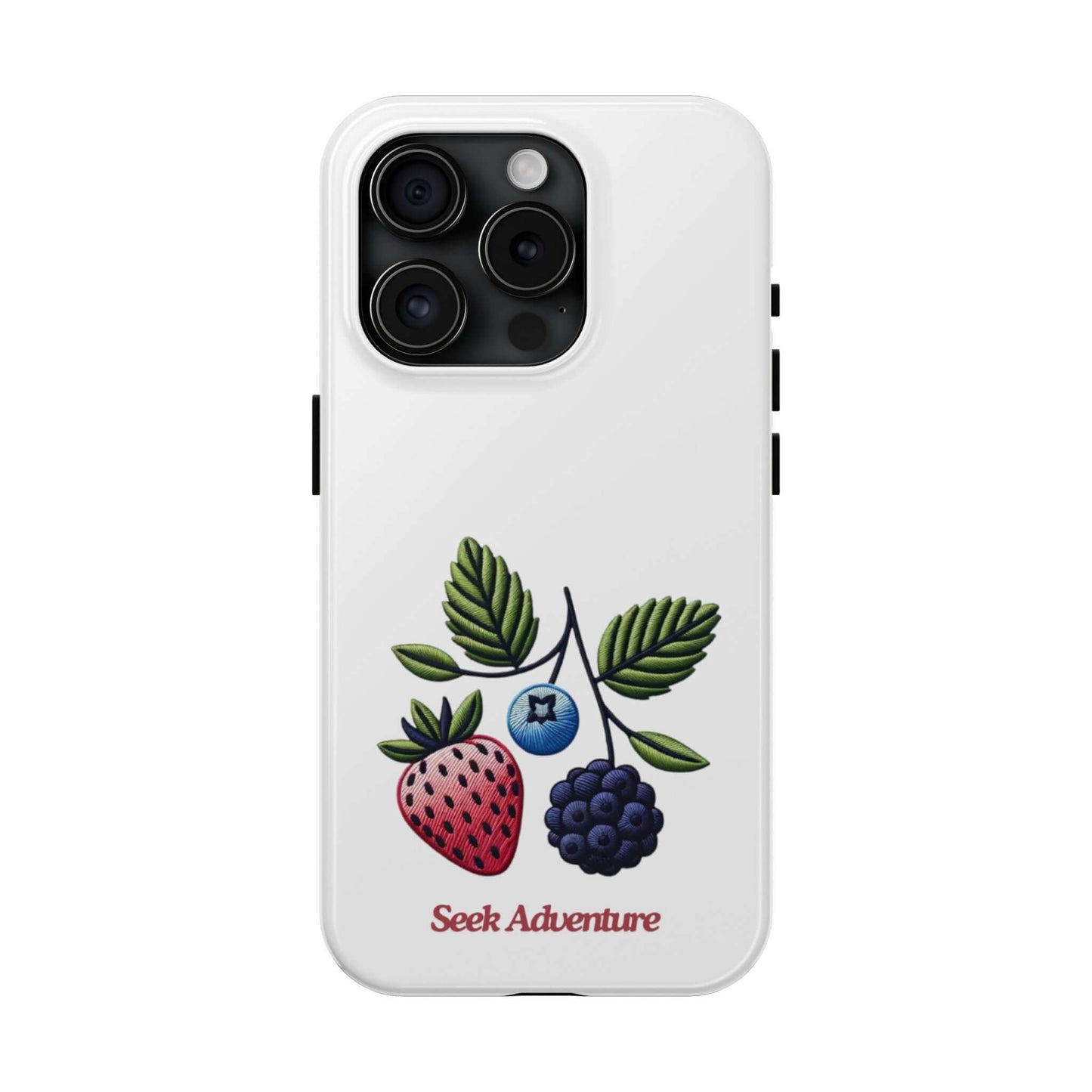 Strawberry, Blueberry, and Blackberry - Tough Phone Cases - Phone Case by Seek Adventure | Seek Adventure'