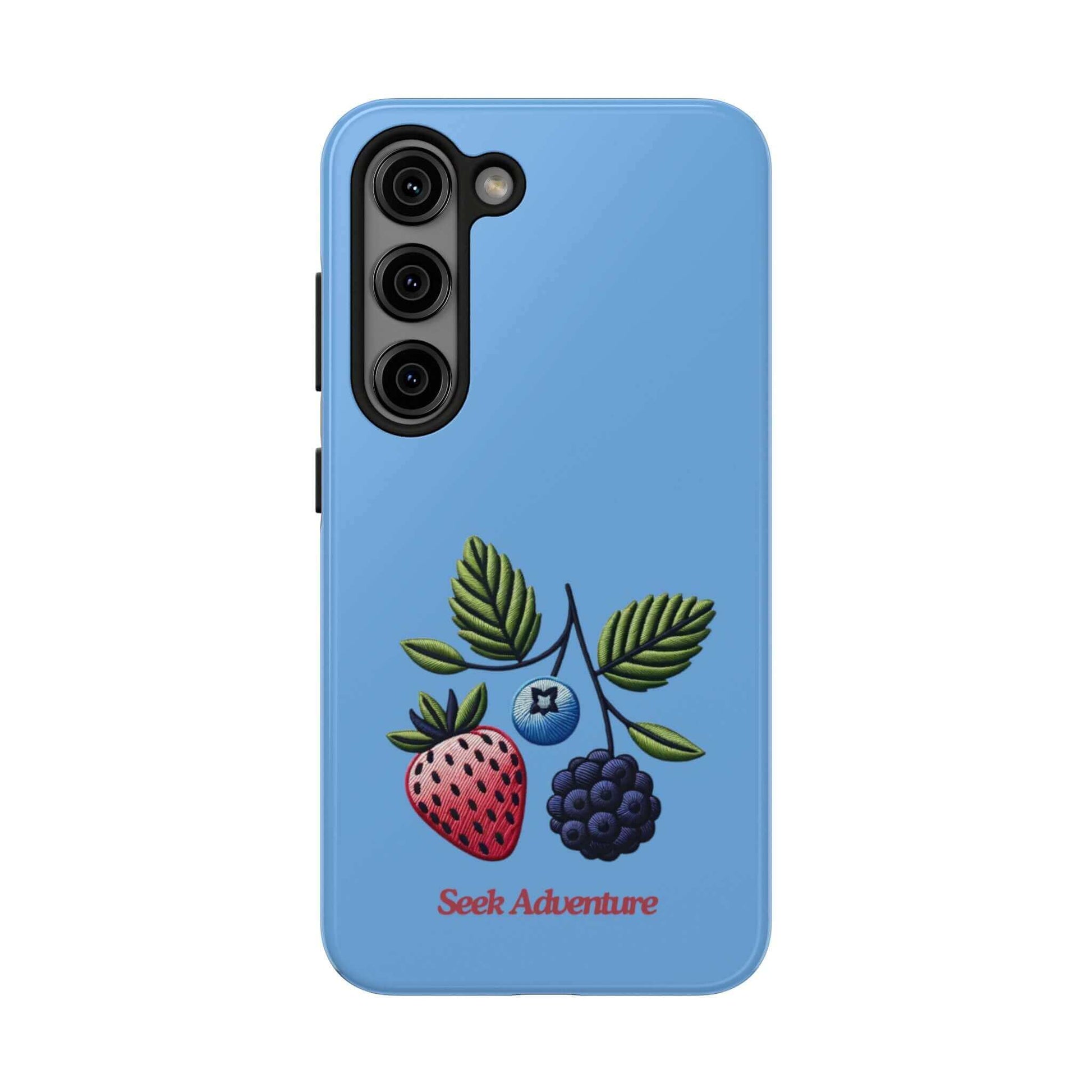 Strawberry, Blueberry, and Blackberry - Tough Phone Cases - Phone Case by Seek Adventure | Seek Adventure'