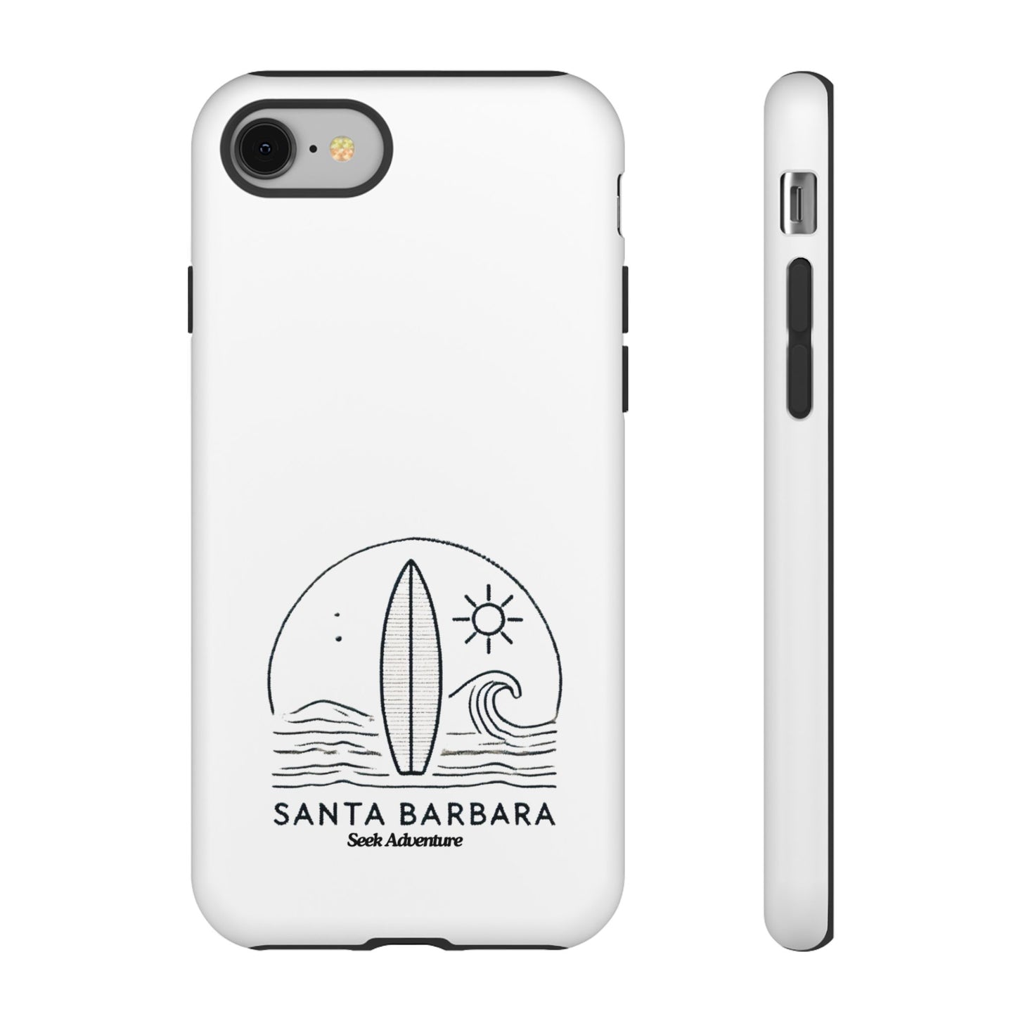 Santa Barbara California Surfboard - Tough Case