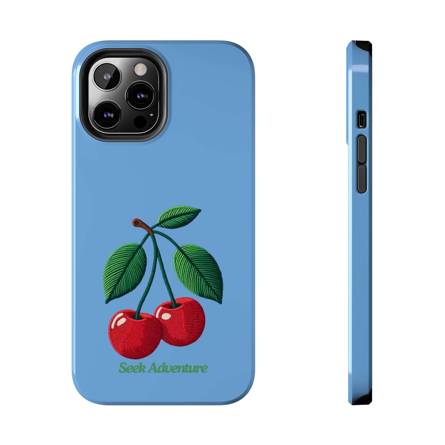 Two Cherries - Tough Phone Case - Phone Case by Seek Adventure | Seek Adventure'