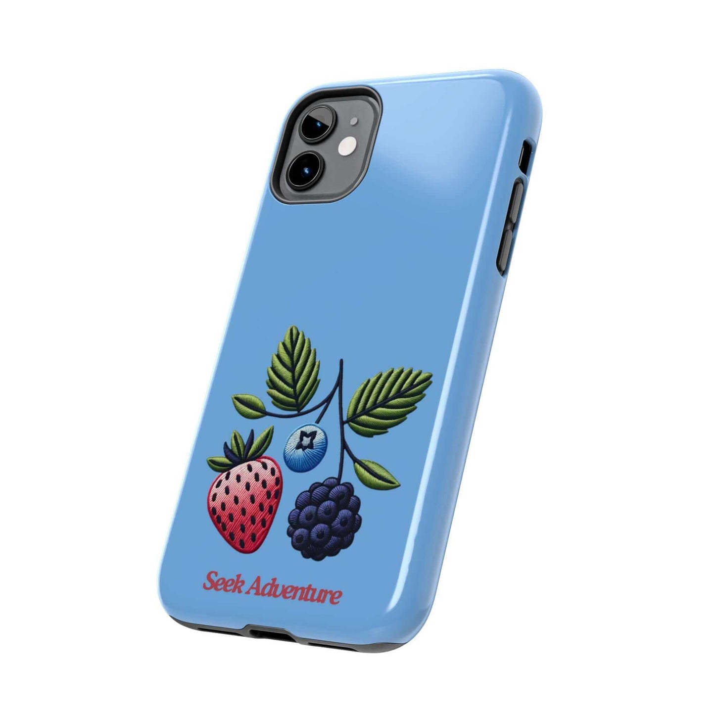 Strawberry, Blueberry, and Blackberry - Tough Phone Cases - Phone Case by Seek Adventure | Seek Adventure'