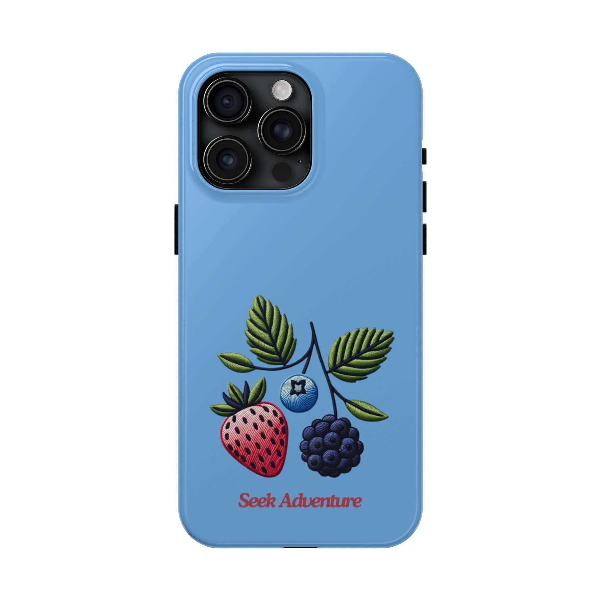 Strawberry, Blueberry, and Blackberry - Tough Phone Cases - Phone Case by Seek Adventure | Seek Adventure'