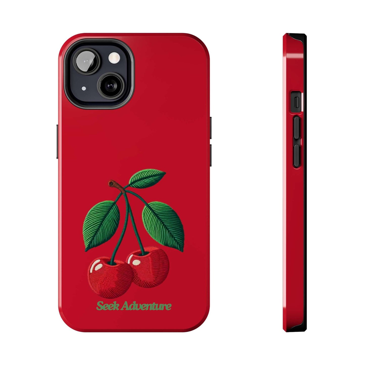 Two Cherries - Tough Phone Case - Phone Case by Seek Adventure | Seek Adventure'