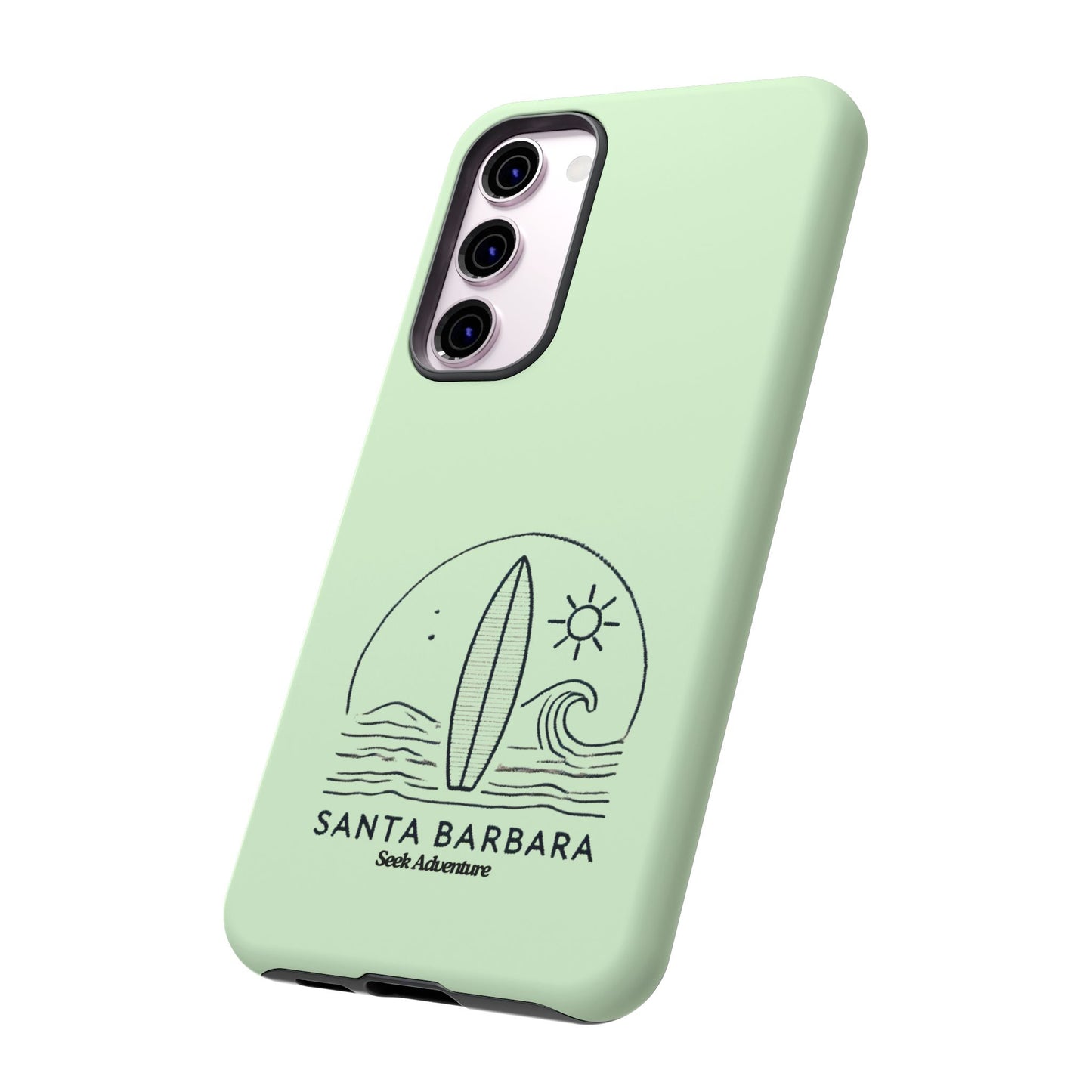 Santa Barbara California Surfboard - Tough Case