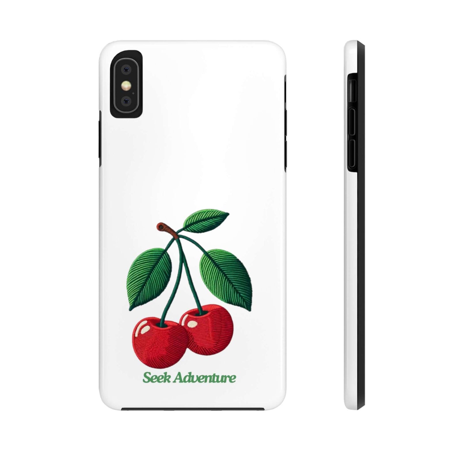 Two Cherries - Tough Phone Case - Phone Case by Seek Adventure | Seek Adventure'