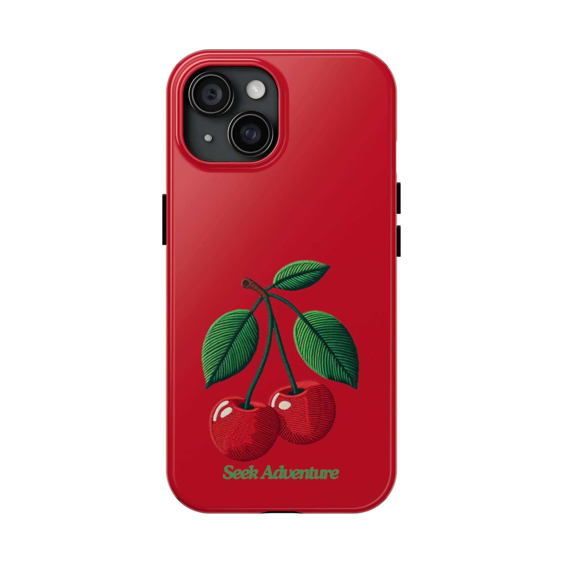 Two Cherries - Tough Phone Case - Phone Case by Seek Adventure | Seek Adventure'