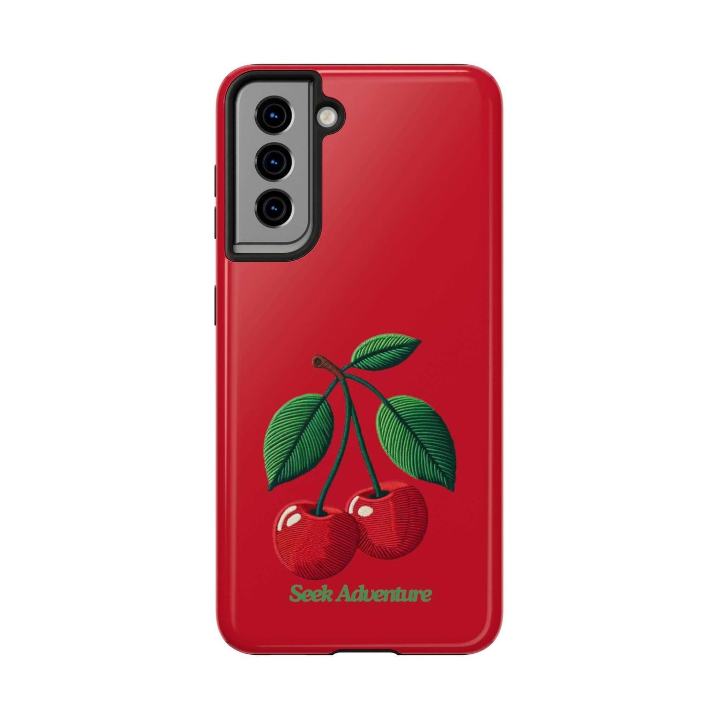 Two Cherries - Tough Phone Case - Phone Case by Seek Adventure | Seek Adventure'