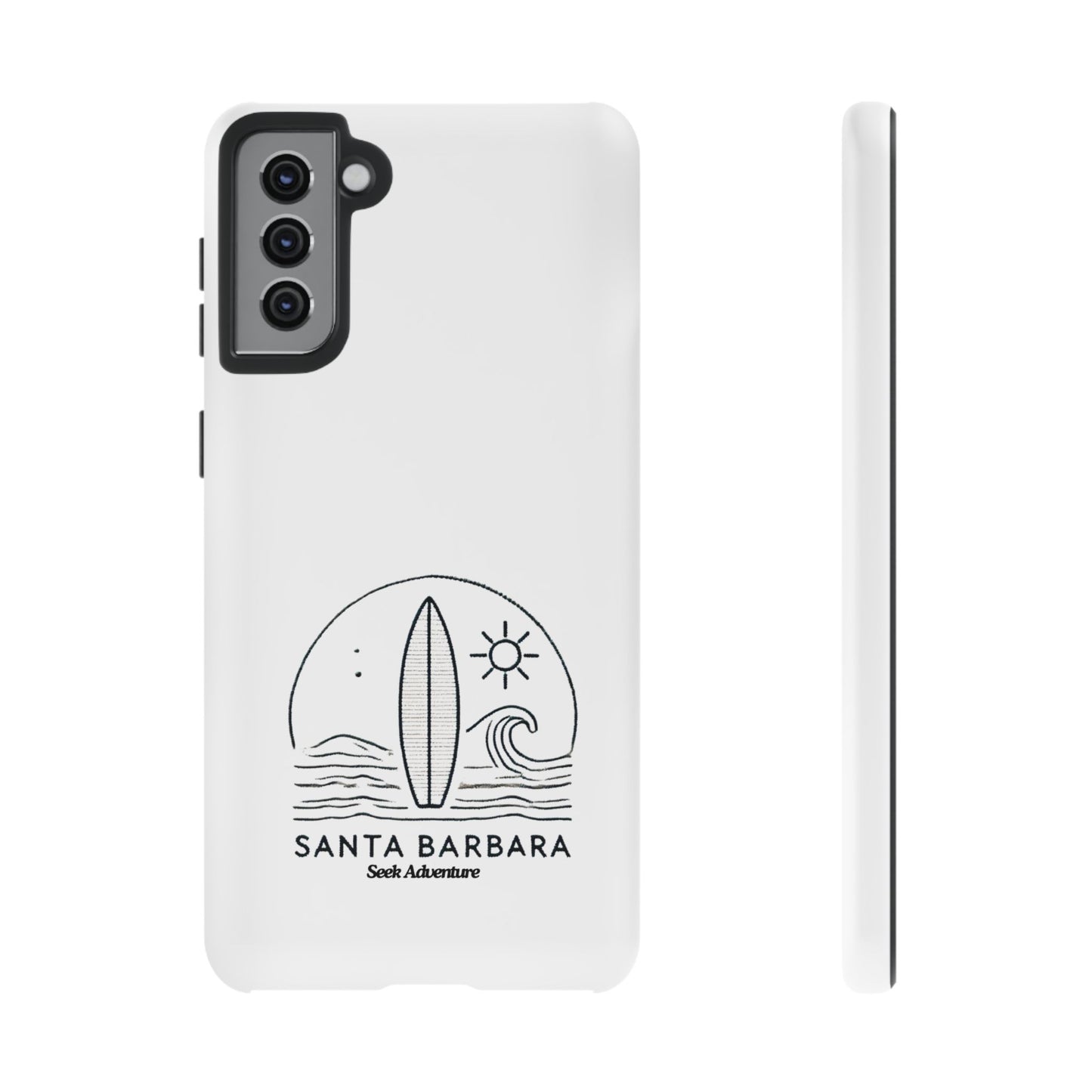 Santa Barbara California Surfboard - Tough Case