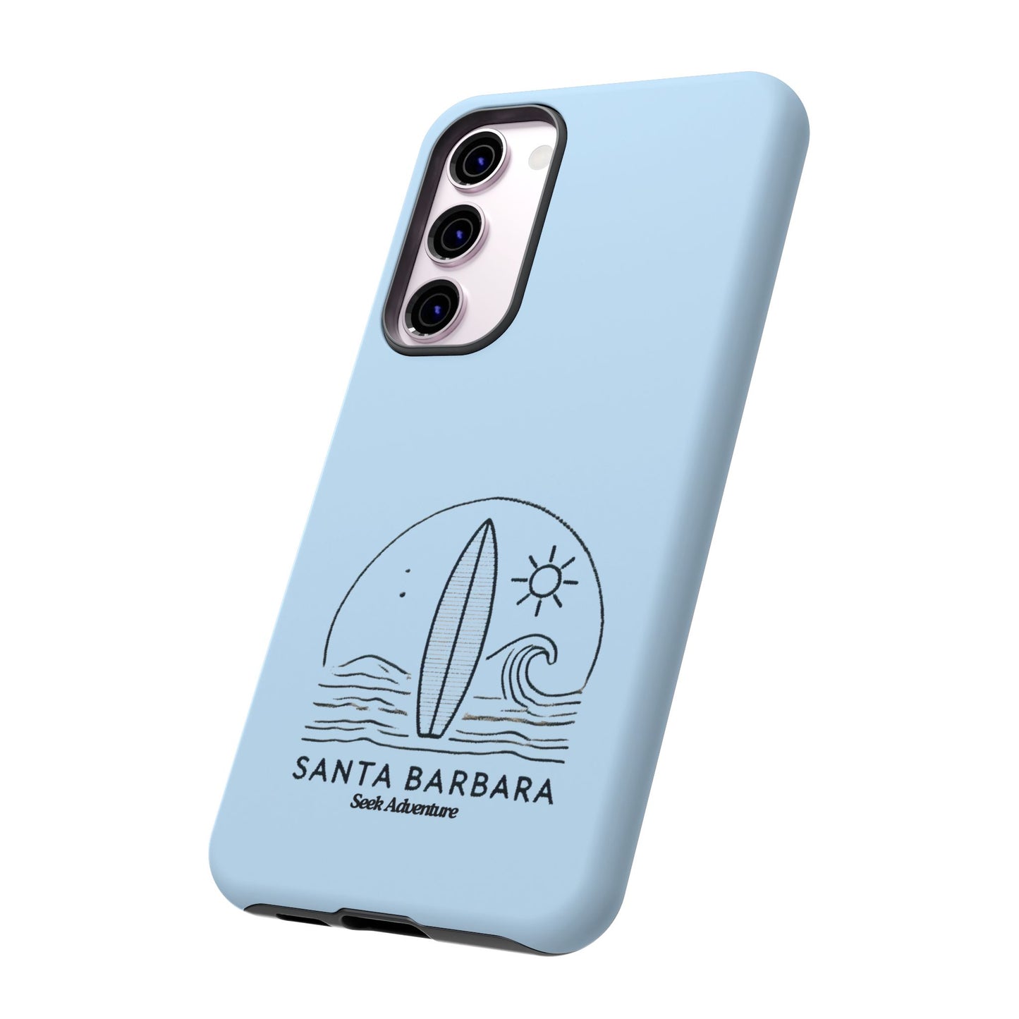 Santa Barbara California Surfboard - Tough Case