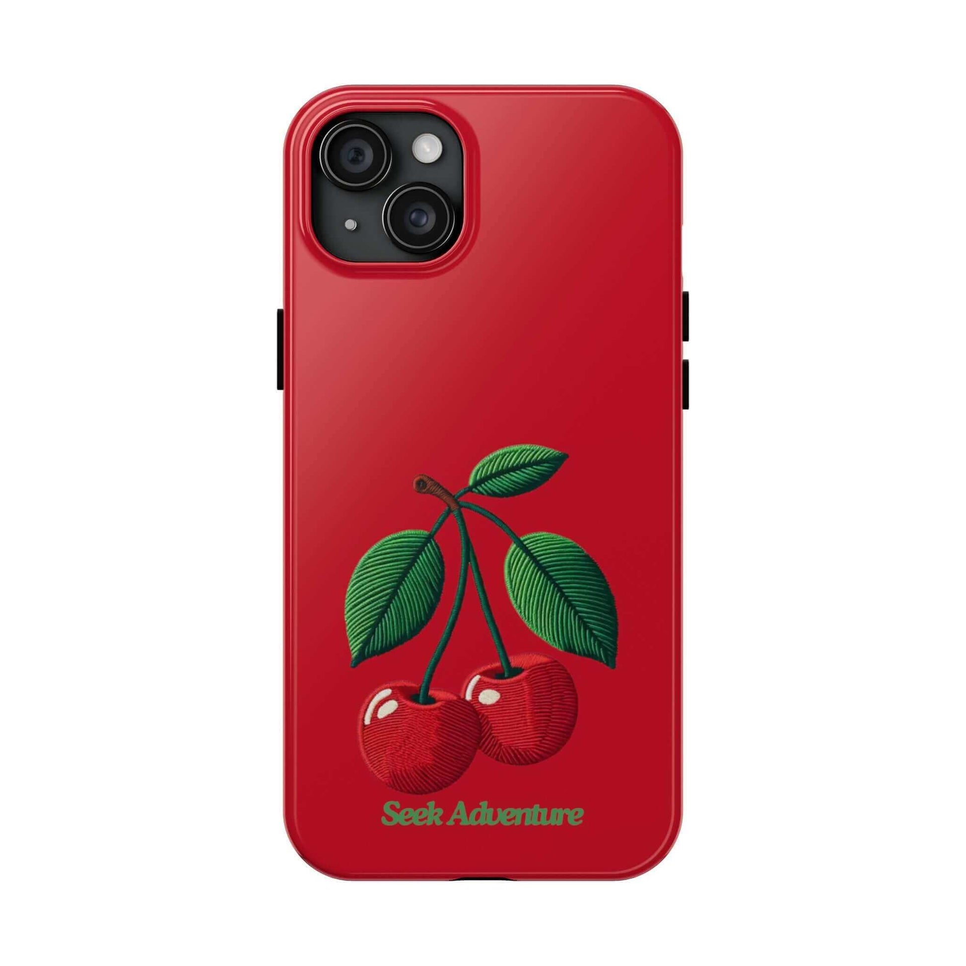 Two Cherries - Tough Phone Case - Phone Case by Seek Adventure | Seek Adventure'