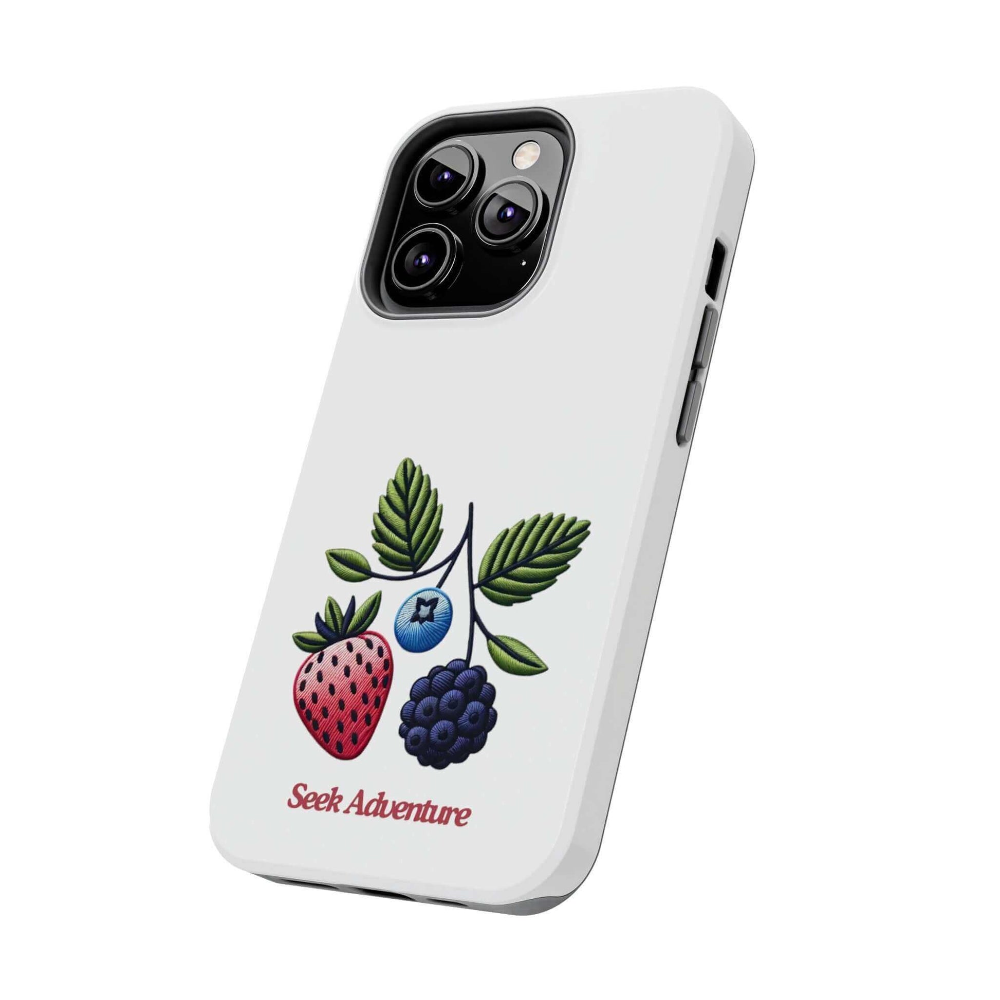 Strawberry, Blueberry, and Blackberry - Tough Phone Cases - Phone Case by Seek Adventure | Seek Adventure'