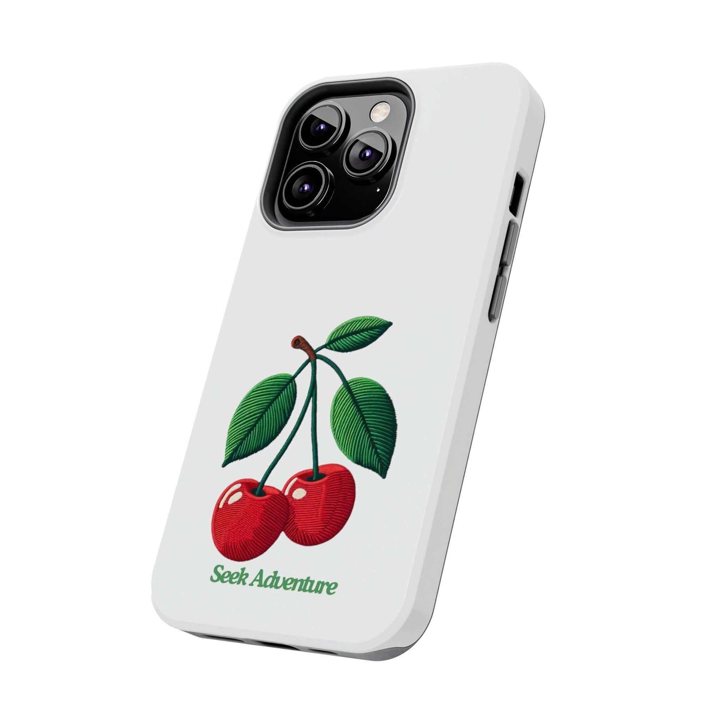 Two Cherries - Tough Phone Case - Phone Case by Seek Adventure | Seek Adventure'