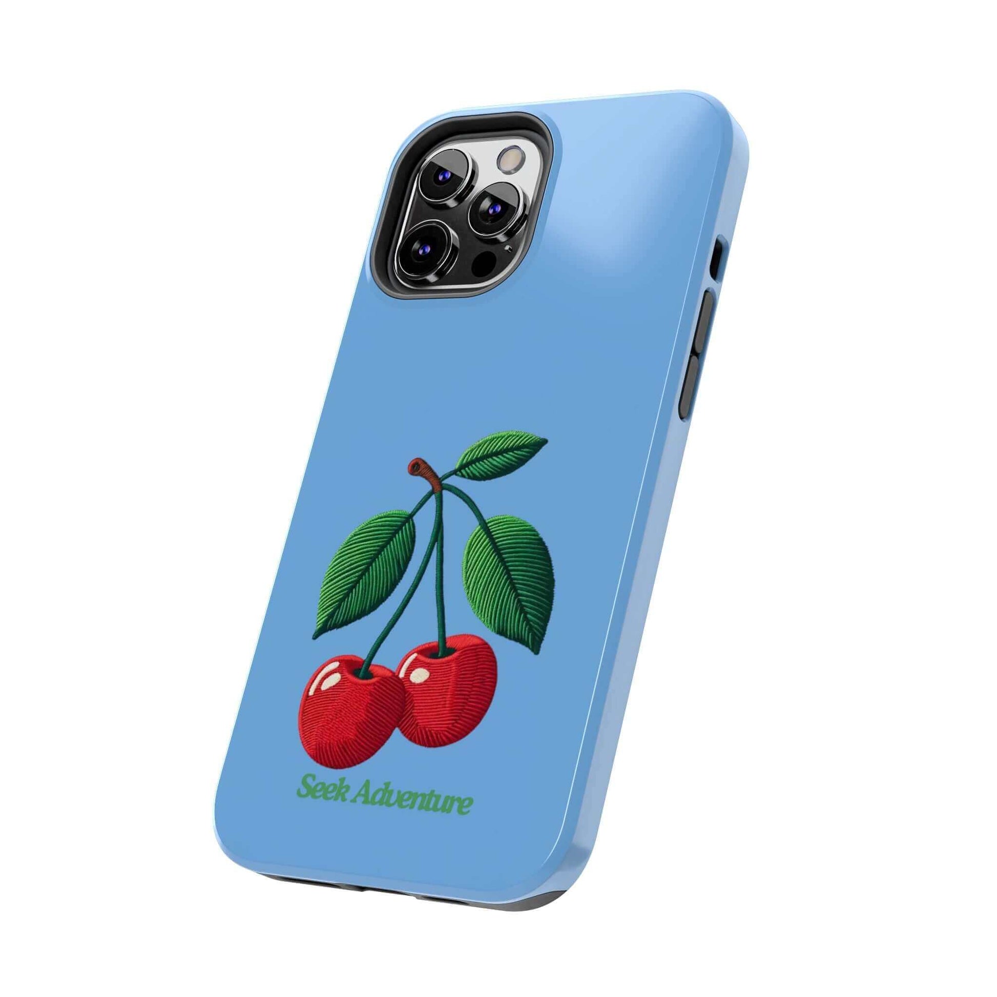 Two Cherries - Tough Phone Case - Phone Case by Seek Adventure | Seek Adventure'