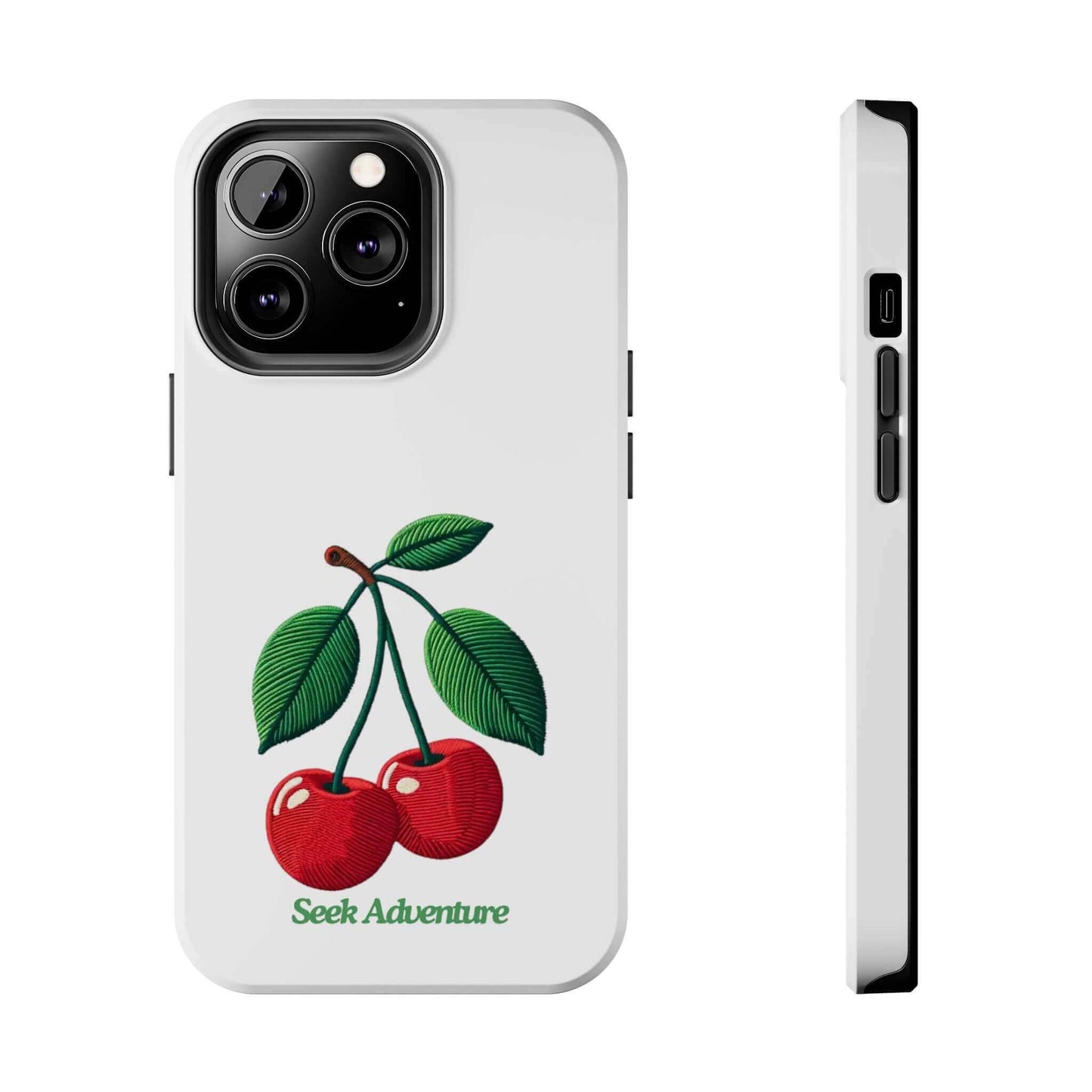 Two Cherries - Tough Phone Case - Phone Case by Seek Adventure | Seek Adventure'