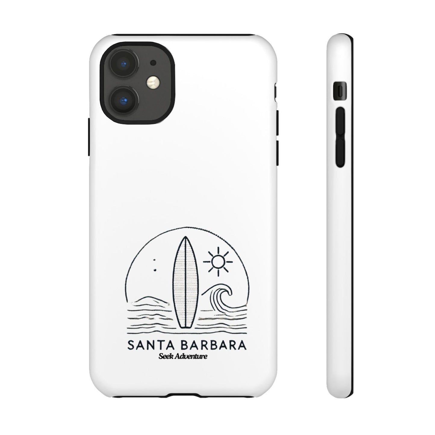 Santa Barbara California Surfboard - Tough Case