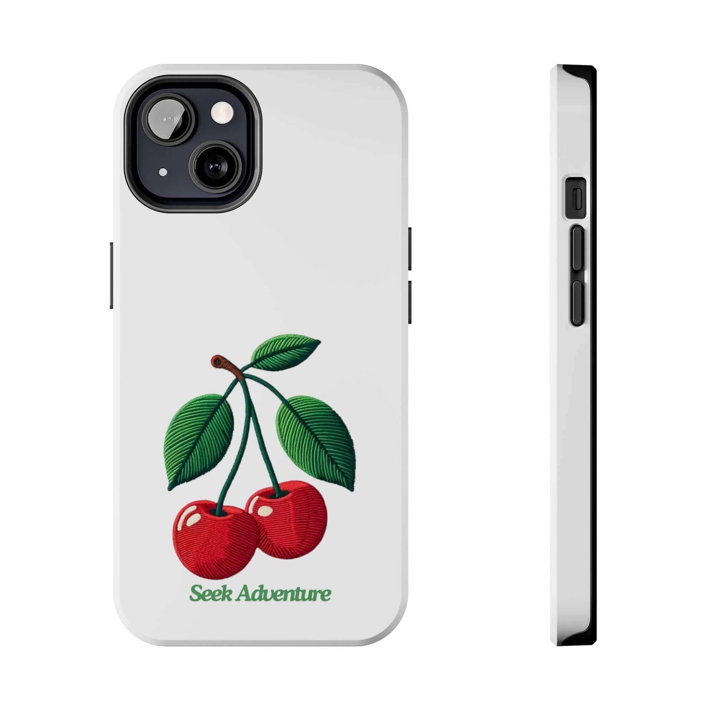 Two Cherries - Tough Phone Case - Phone Case by Seek Adventure | Seek Adventure'