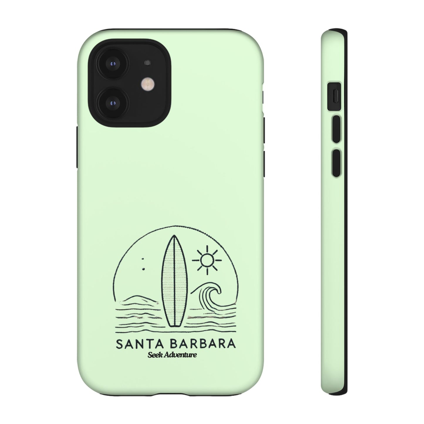 Santa Barbara California Surfboard - Tough Case