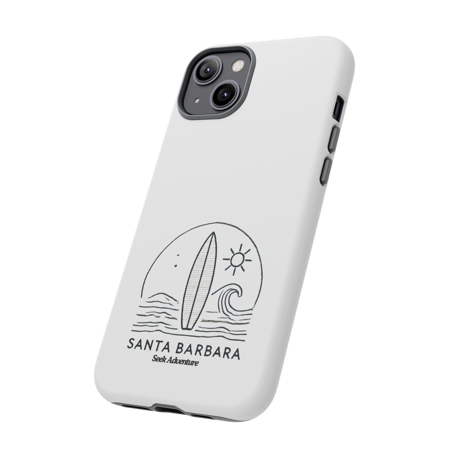 Santa Barbara California Surfboard - Tough Case