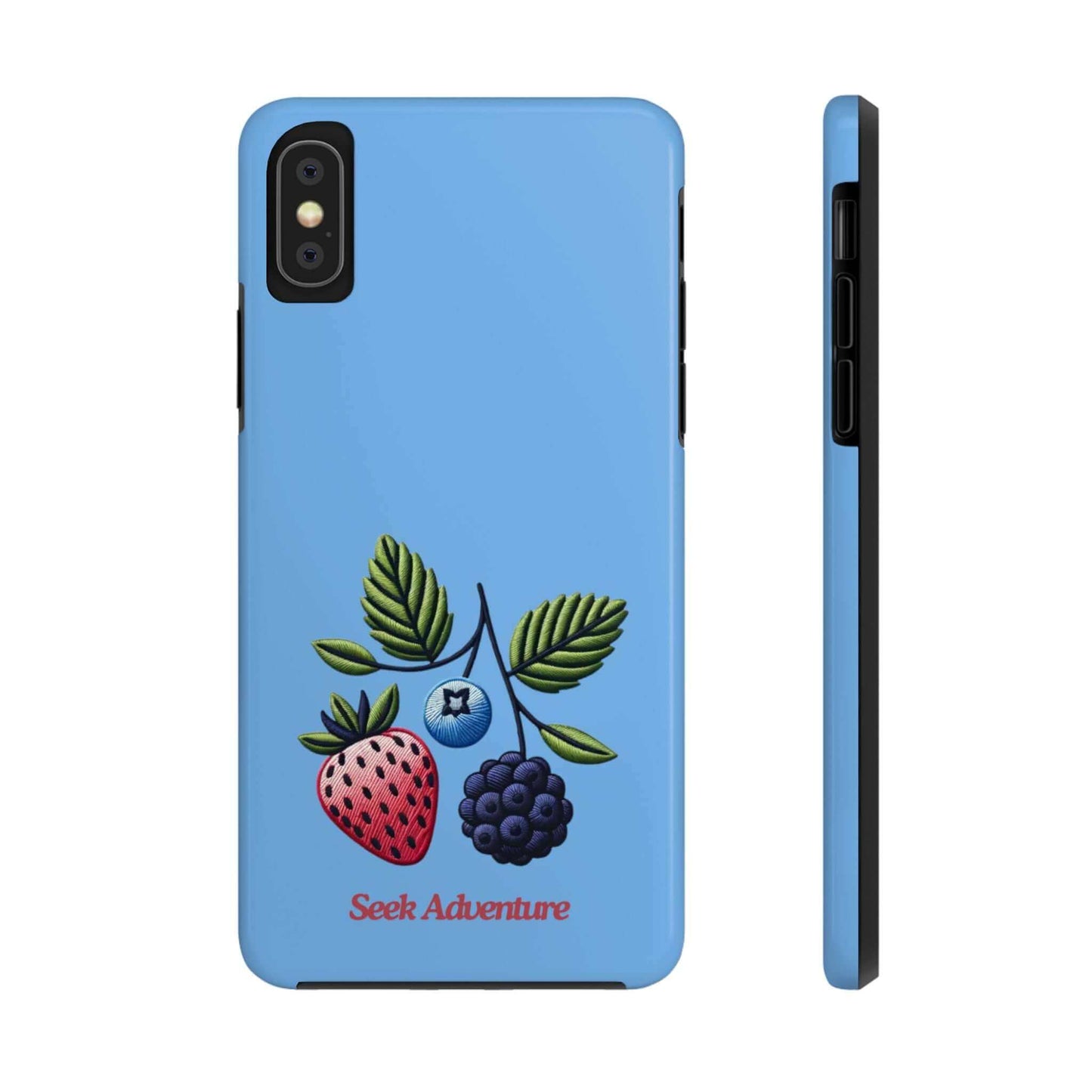 Strawberry, Blueberry, and Blackberry - Tough Phone Cases - Phone Case by Seek Adventure | Seek Adventure'