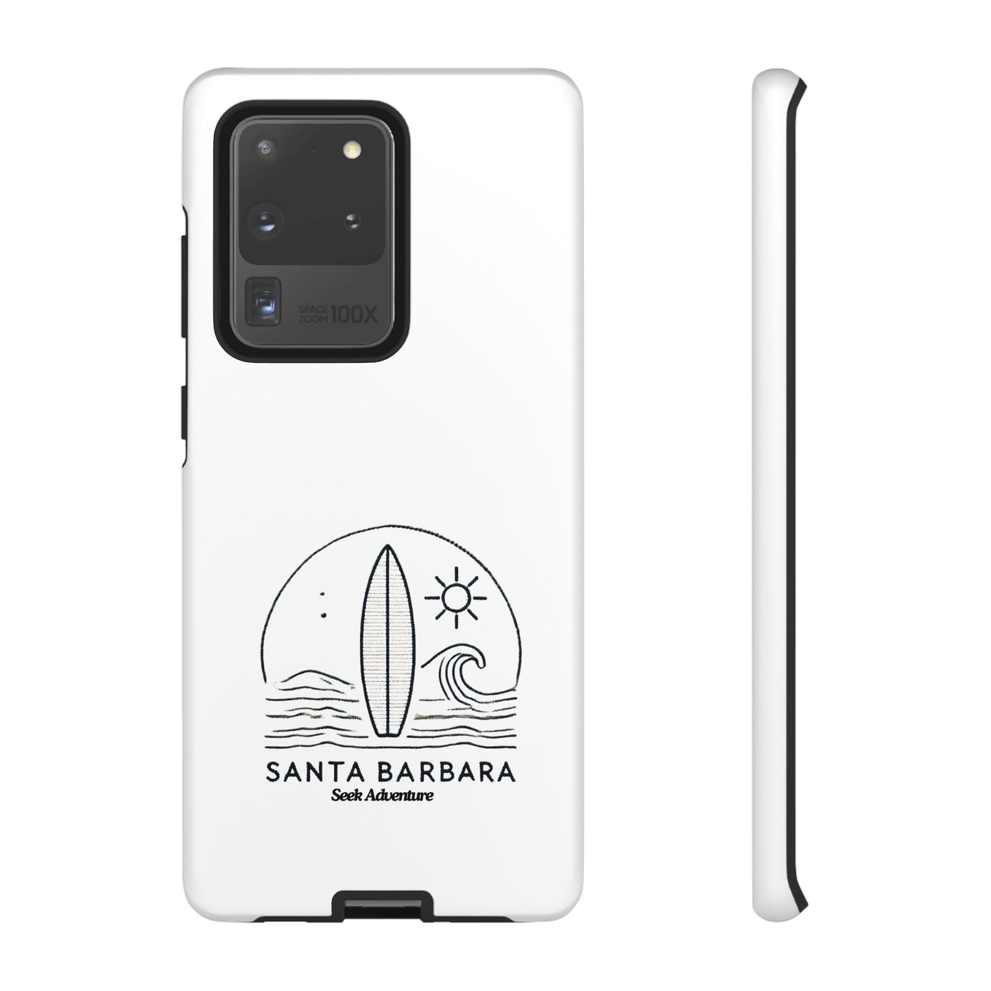 Santa Barbara California Surfboard - Tough Case