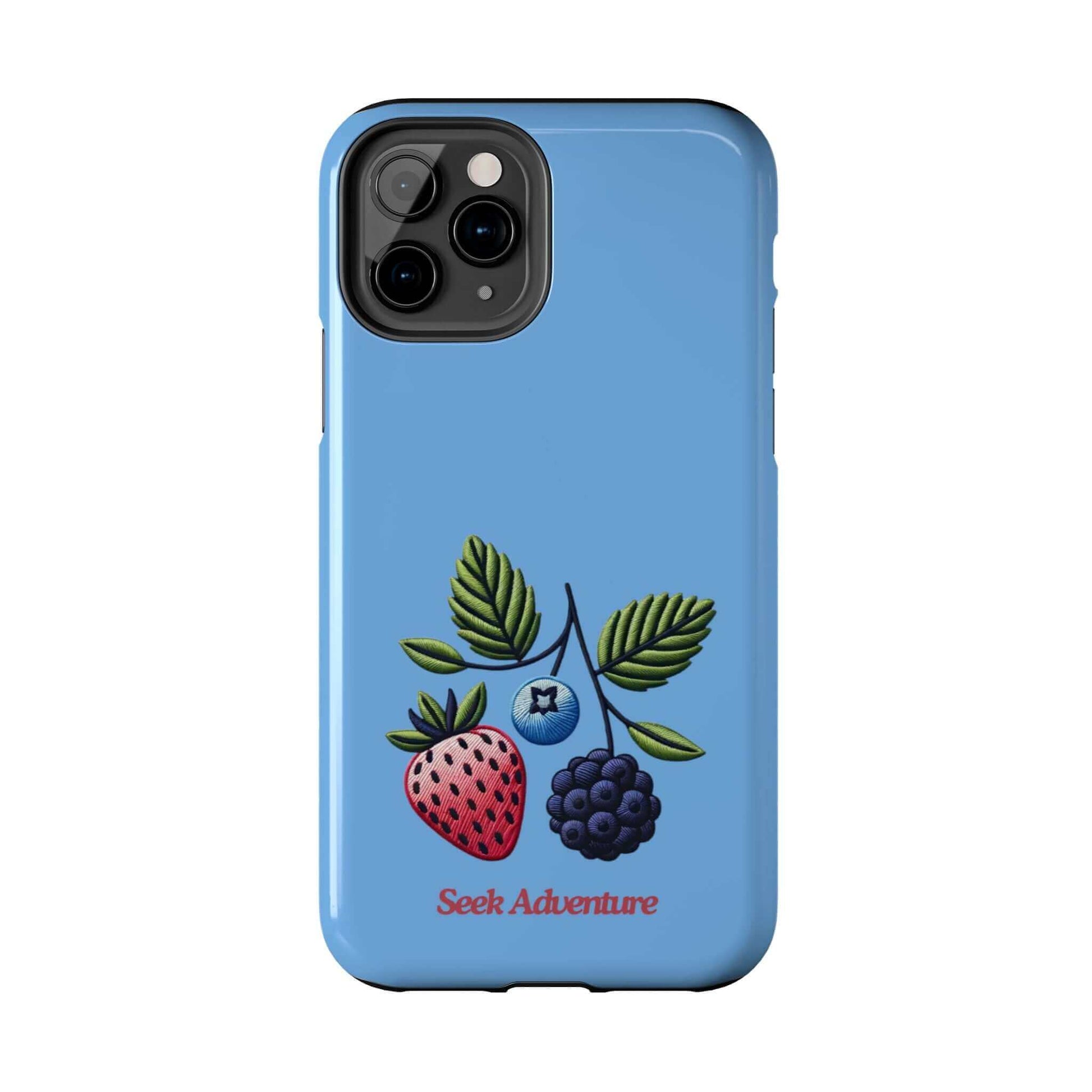 Strawberry, Blueberry, and Blackberry - Tough Phone Cases - Phone Case by Seek Adventure | Seek Adventure'