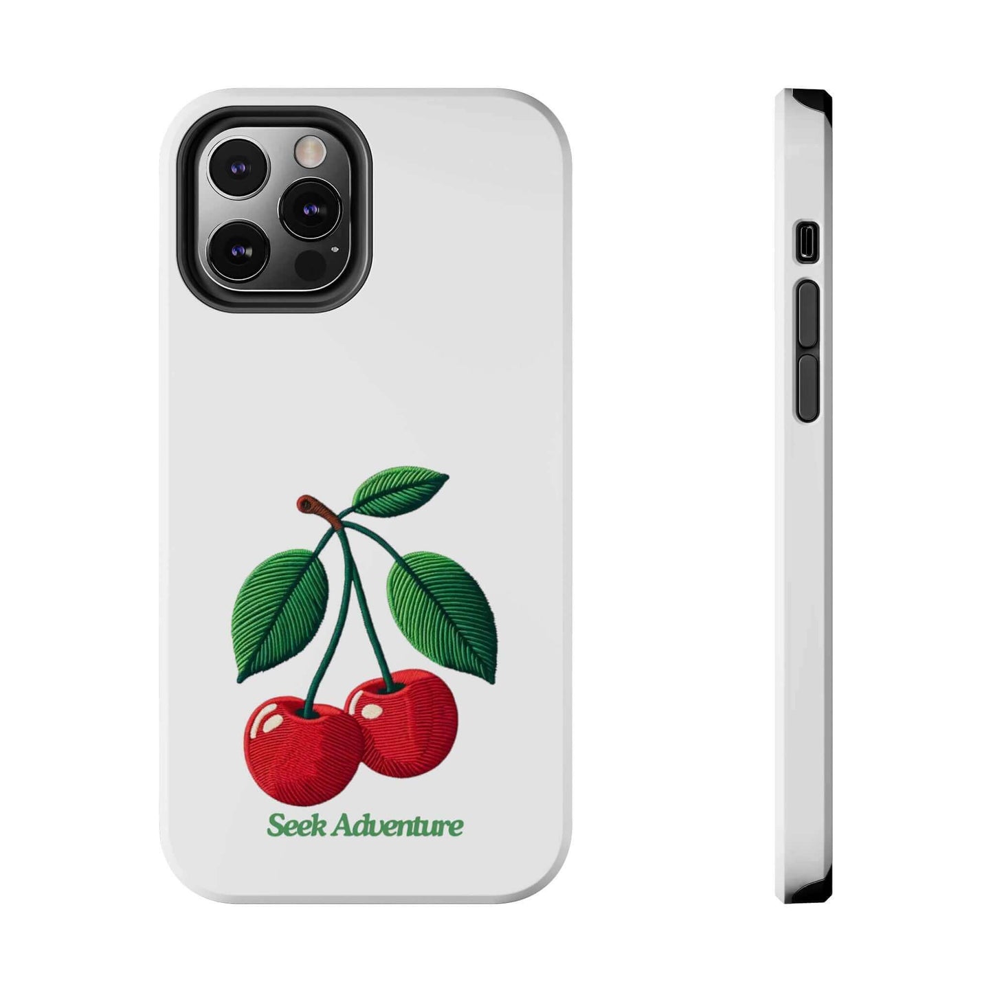 Two Cherries - Tough Phone Case - Phone Case by Seek Adventure | Seek Adventure'