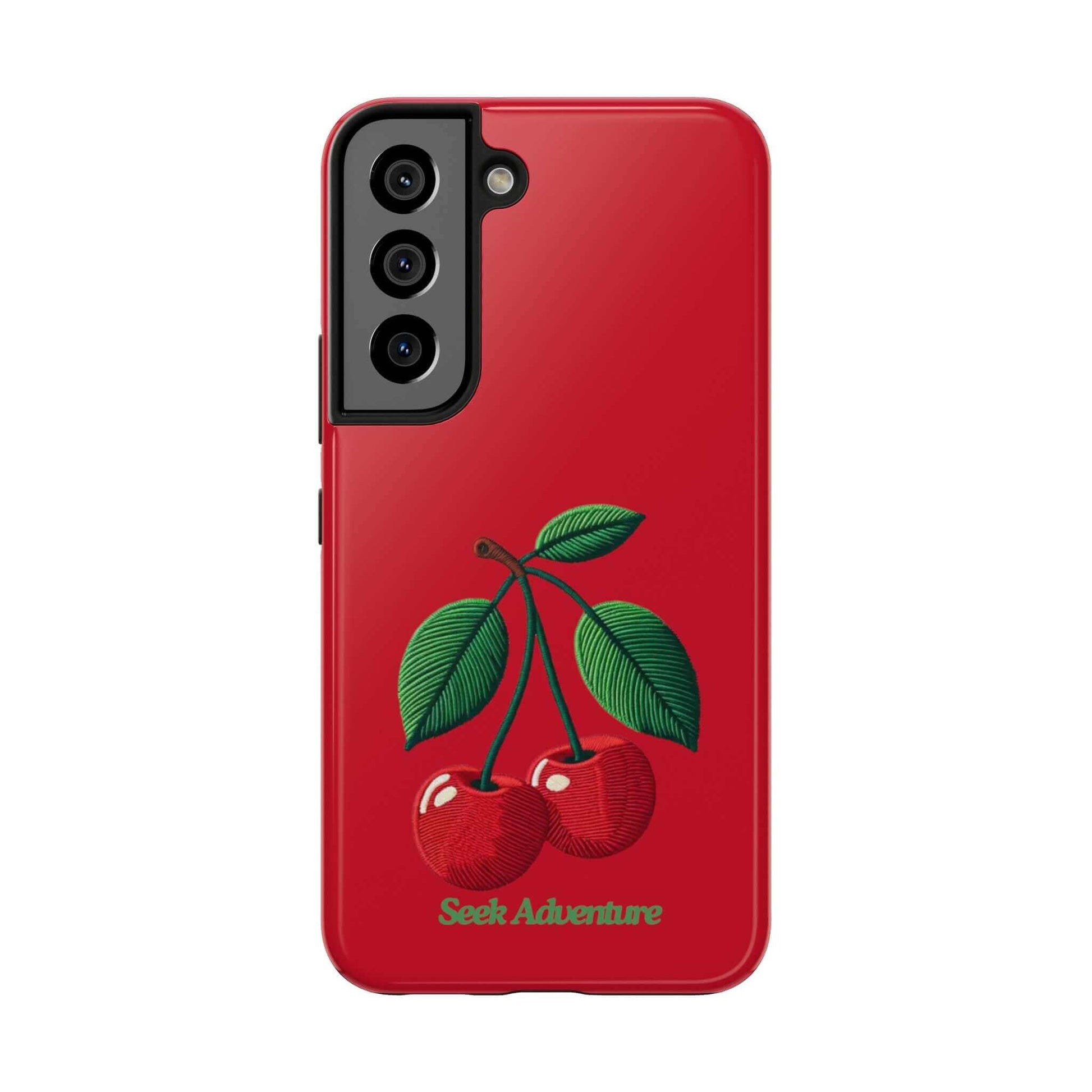 Two Cherries - Tough Phone Case - Phone Case by Seek Adventure | Seek Adventure'