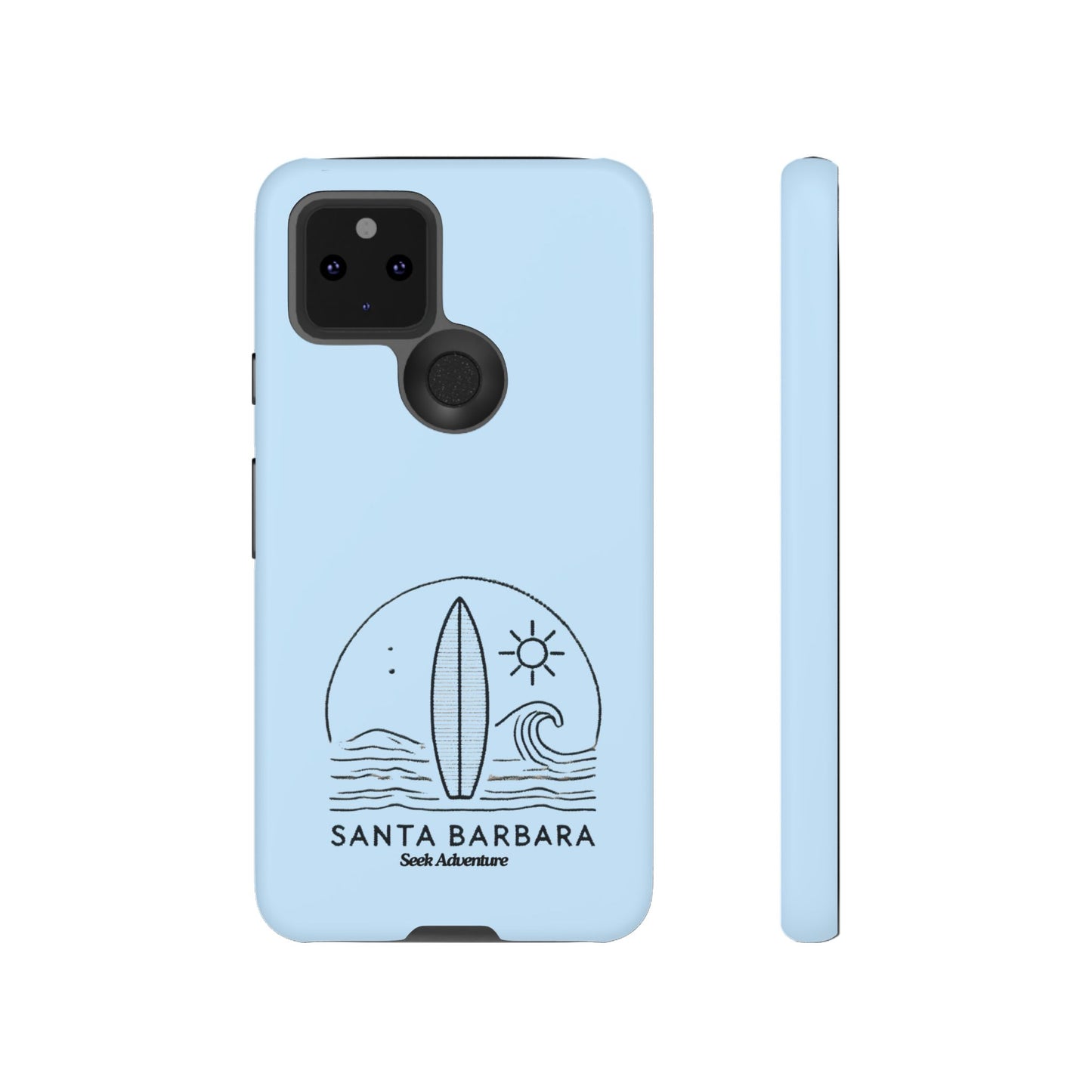 Santa Barbara California Surfboard - Tough Case