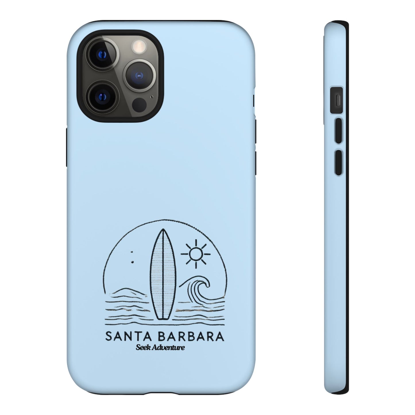 Santa Barbara California Surfboard - Tough Case