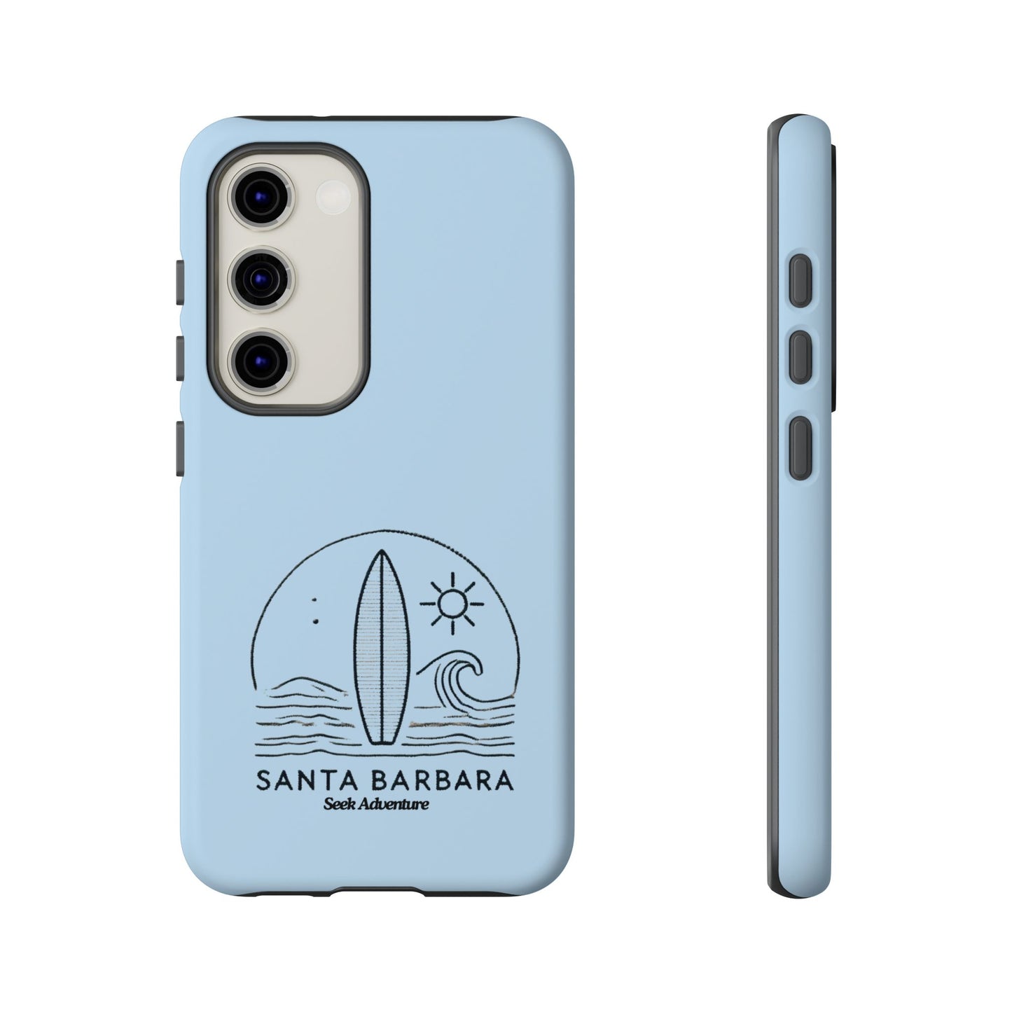 Santa Barbara California Surfboard - Tough Case