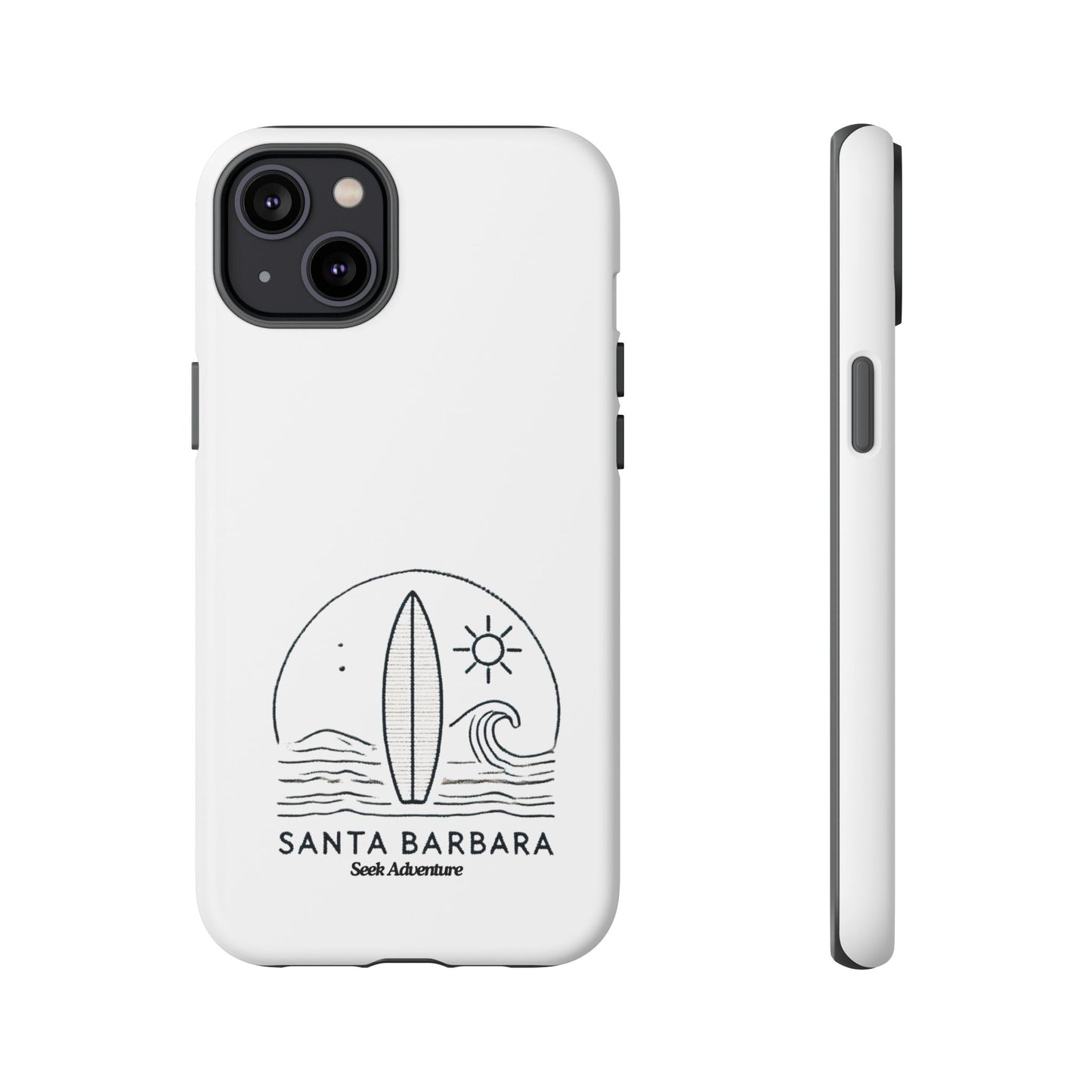 Santa Barbara California Surfboard - Tough Case