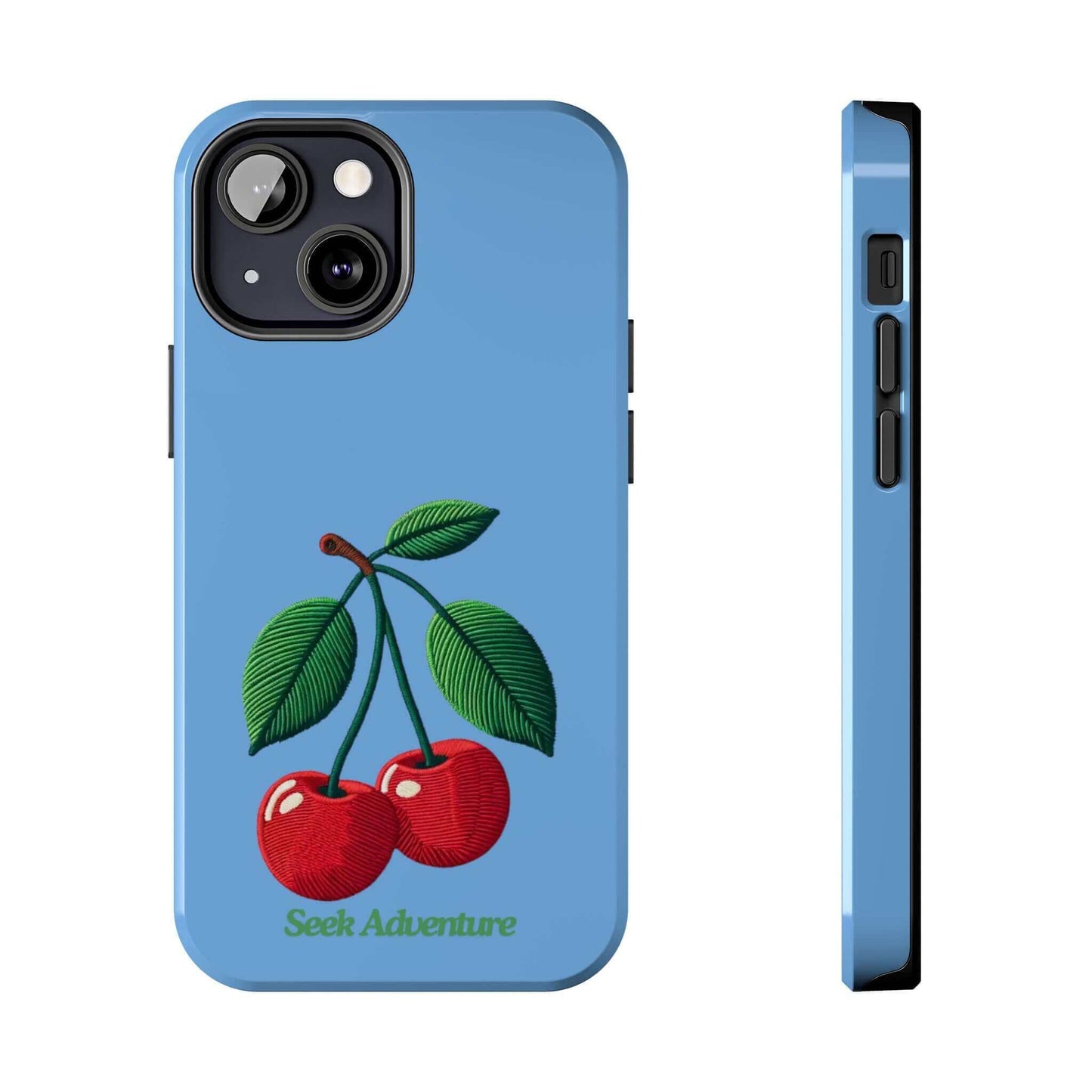 Two Cherries - Tough Phone Case - Phone Case by Seek Adventure | Seek Adventure'