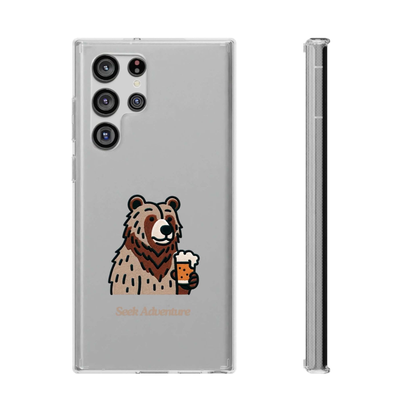 Brewery Bear - Clear Case - Phone Case by Seek Adventure | Seek Adventure'