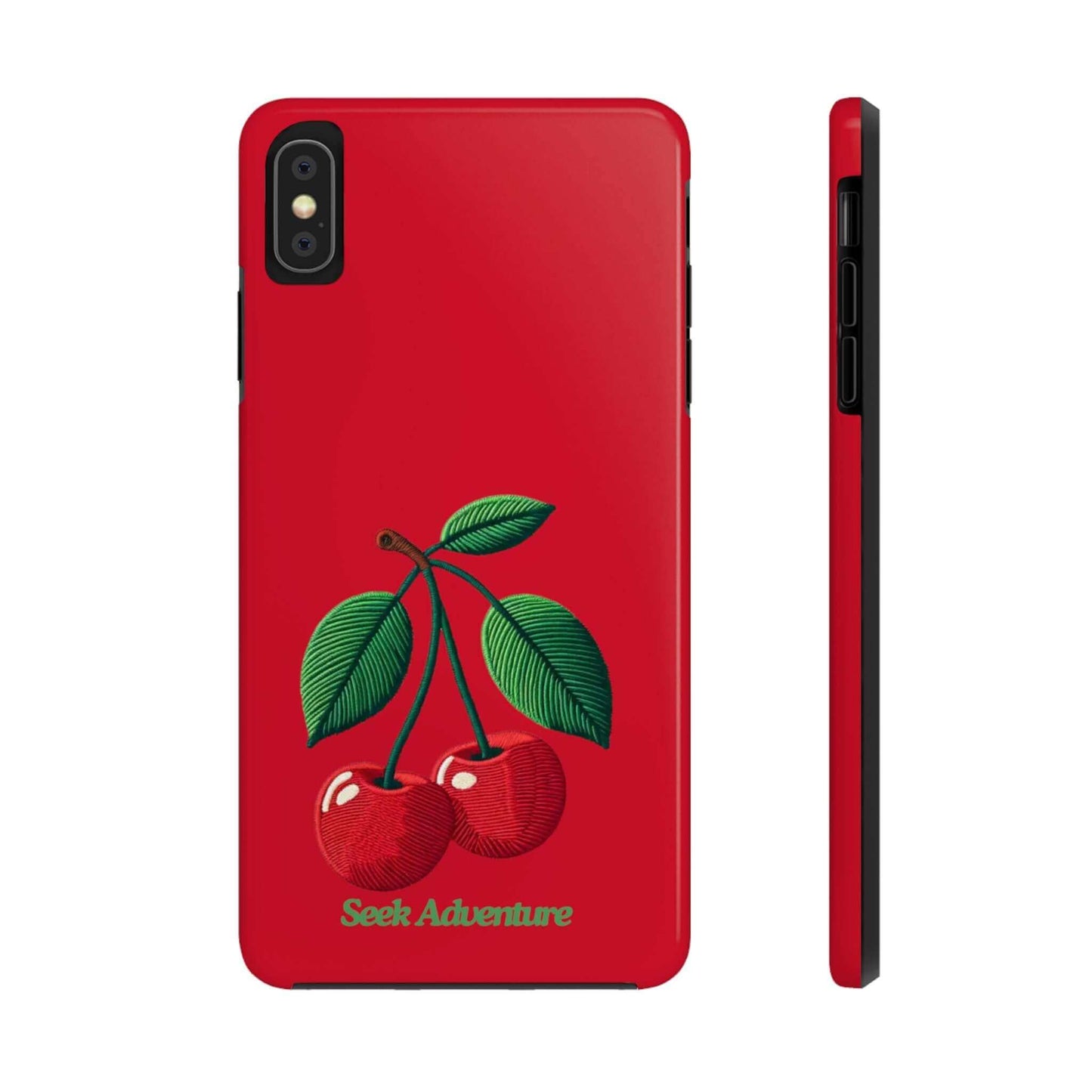 Two Cherries - Tough Phone Case - Phone Case by Seek Adventure | Seek Adventure'