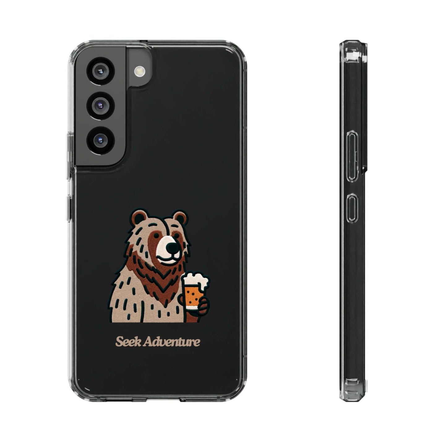 Brewery Bear - Clear Case - Phone Case by Seek Adventure | Seek Adventure'