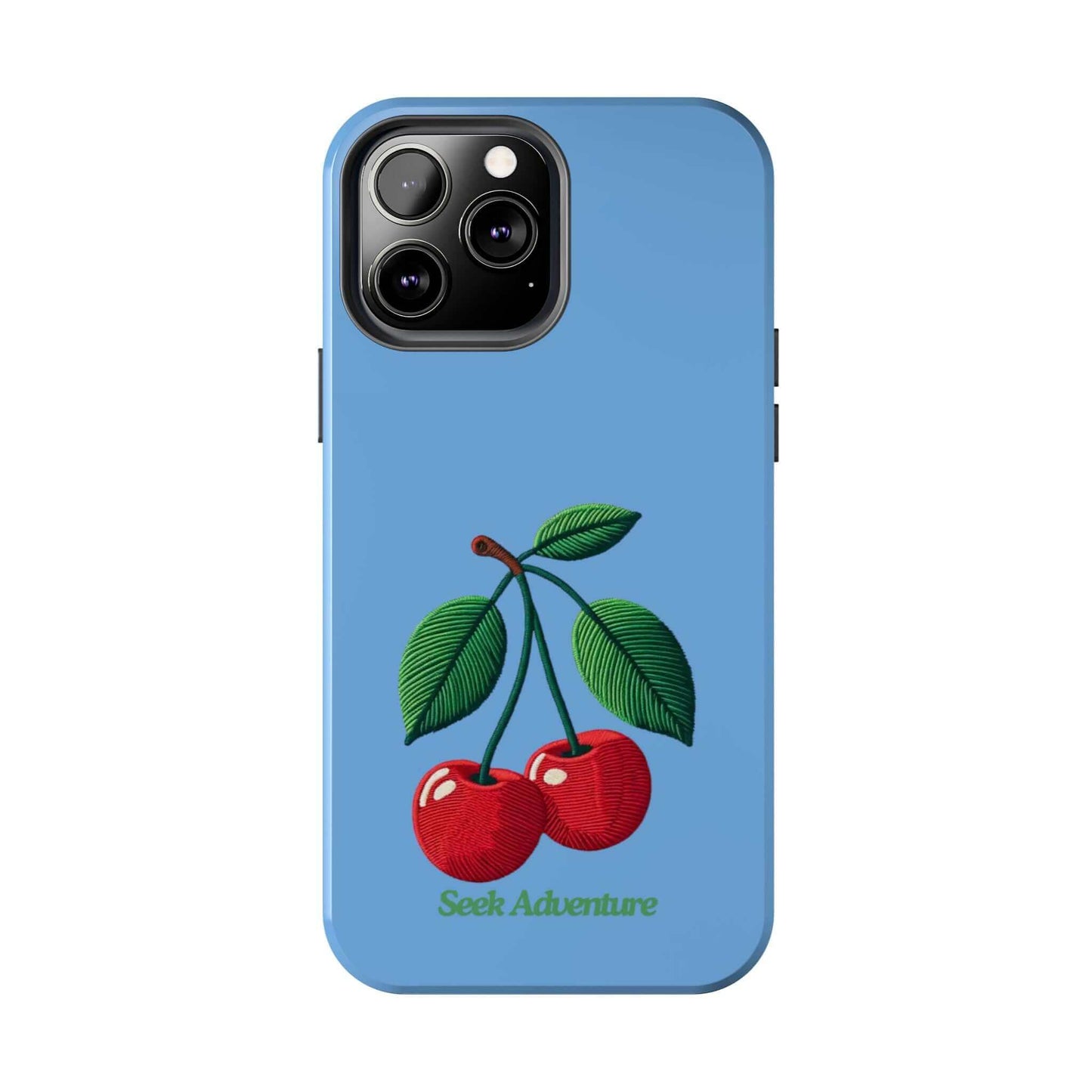 Two Cherries - Tough Phone Case - Phone Case by Seek Adventure | Seek Adventure'