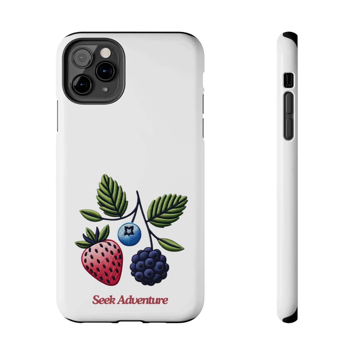 Strawberry, Blueberry, and Blackberry - Tough Phone Cases - Phone Case by Seek Adventure | Seek Adventure'