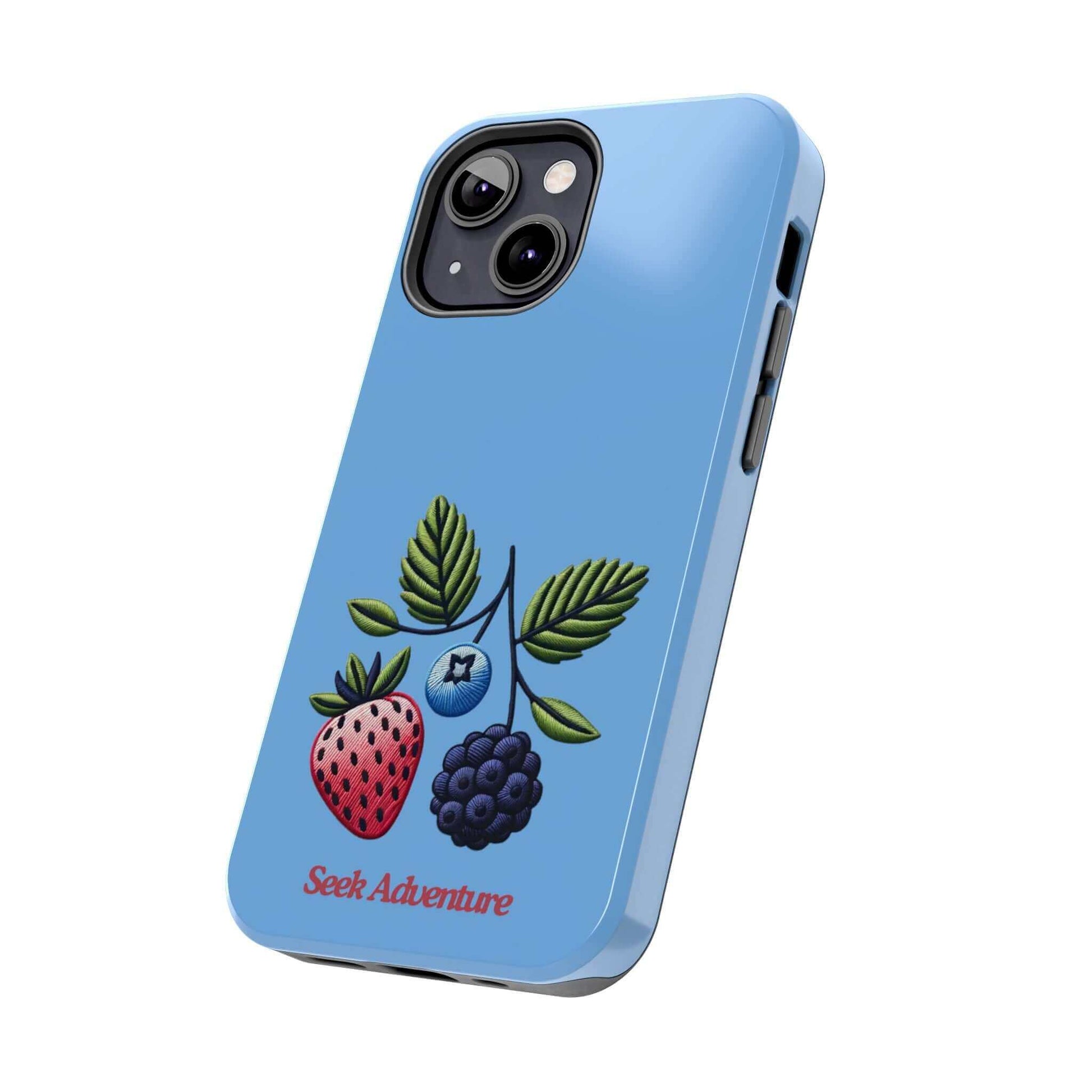 Strawberry, Blueberry, and Blackberry - Tough Phone Cases - Phone Case by Seek Adventure | Seek Adventure'