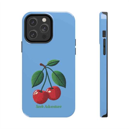 Two Cherries - Tough Phone Case - Phone Case by Seek Adventure | Seek Adventure'