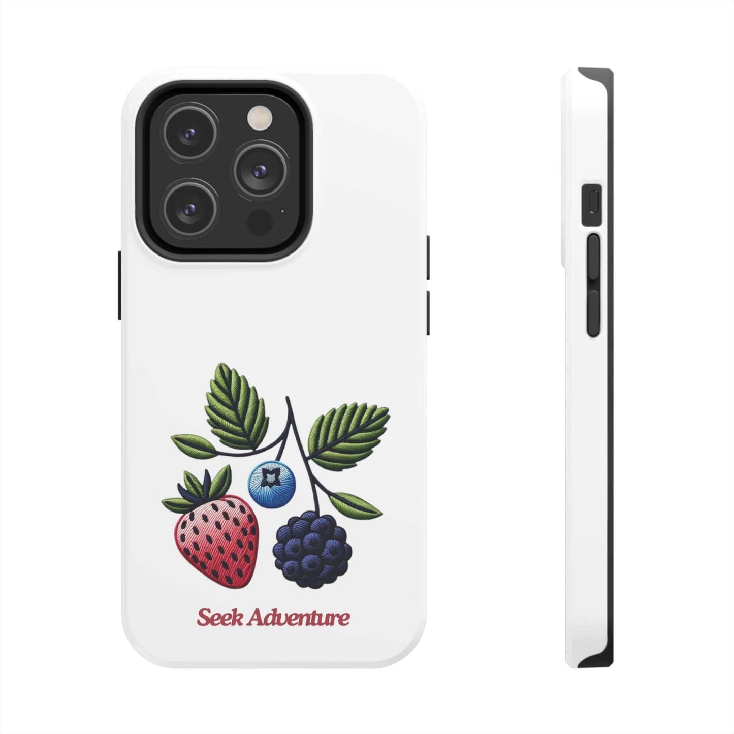 Strawberry, Blueberry, and Blackberry - Tough Phone Cases - Phone Case by Seek Adventure | Seek Adventure'