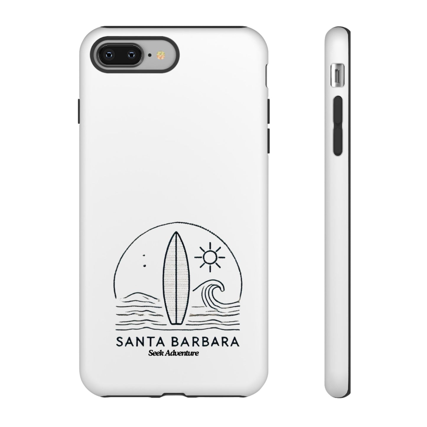 Santa Barbara California Surfboard - Tough Case