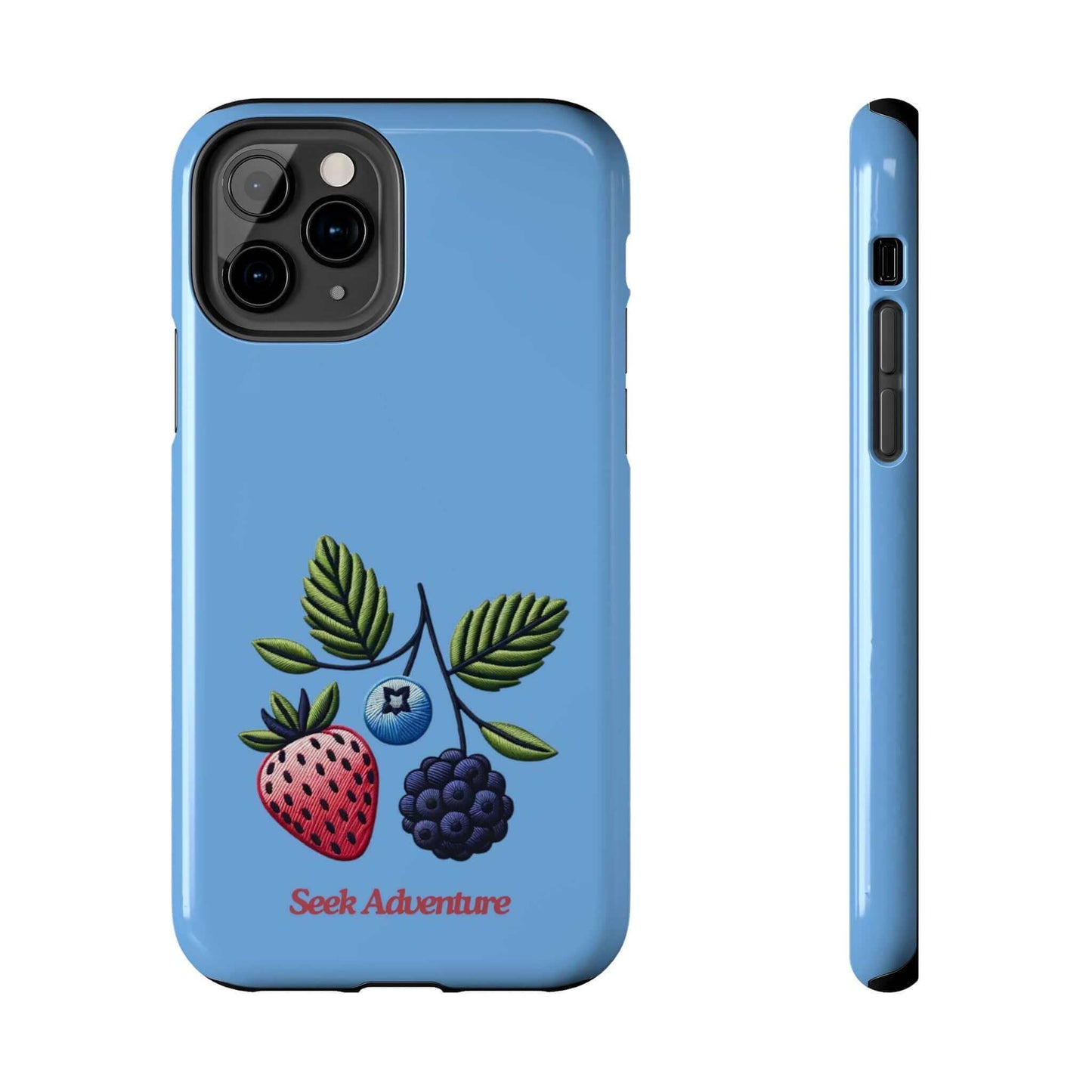 Strawberry, Blueberry, and Blackberry - Tough Phone Cases - Phone Case by Seek Adventure | Seek Adventure'