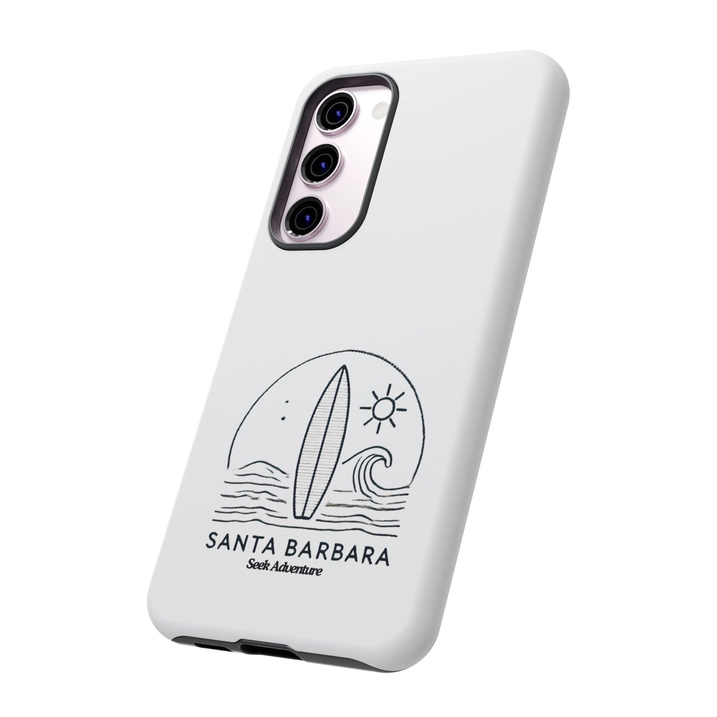 Santa Barbara California Surfboard - Tough Case