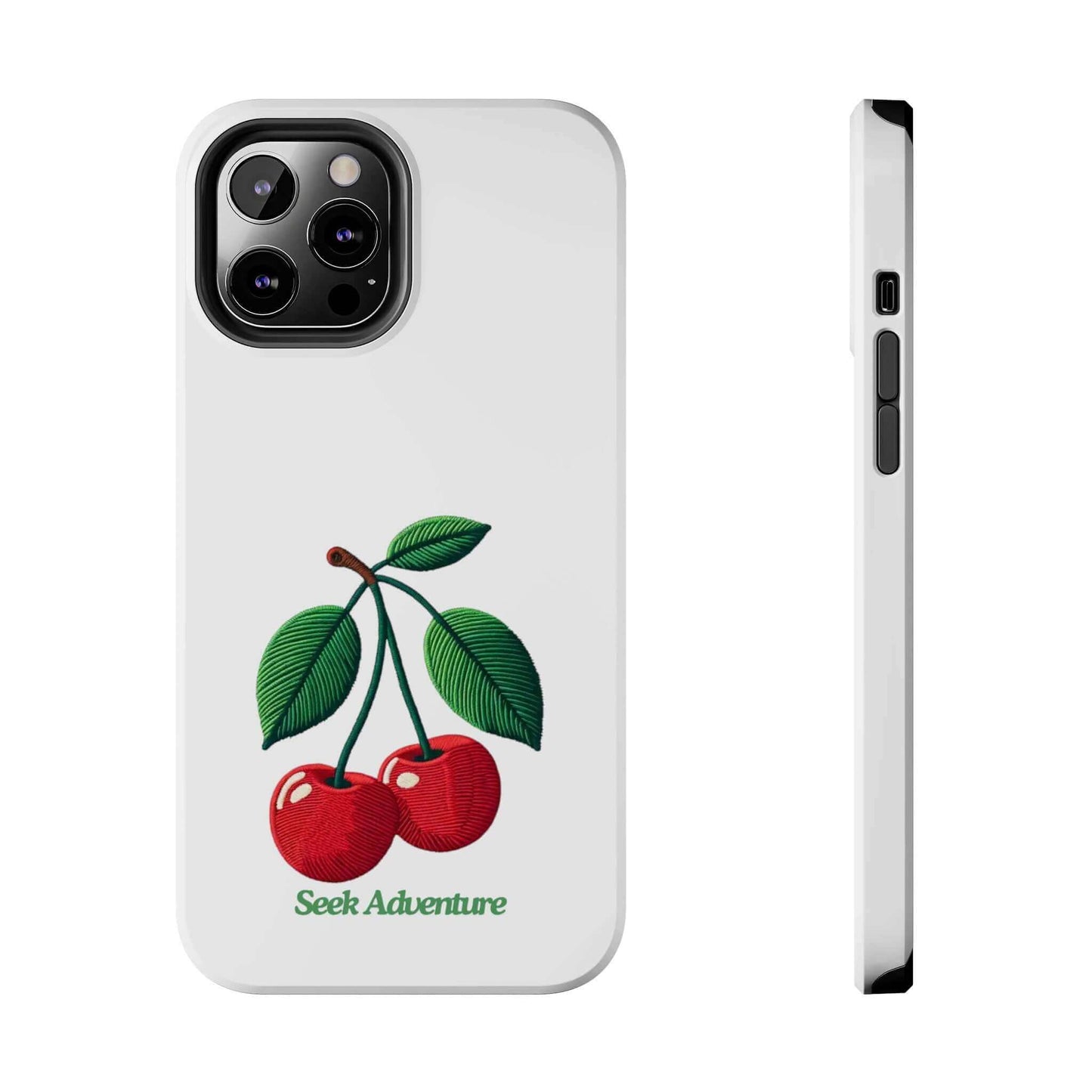 Two Cherries - Tough Phone Case - Phone Case by Seek Adventure | Seek Adventure'