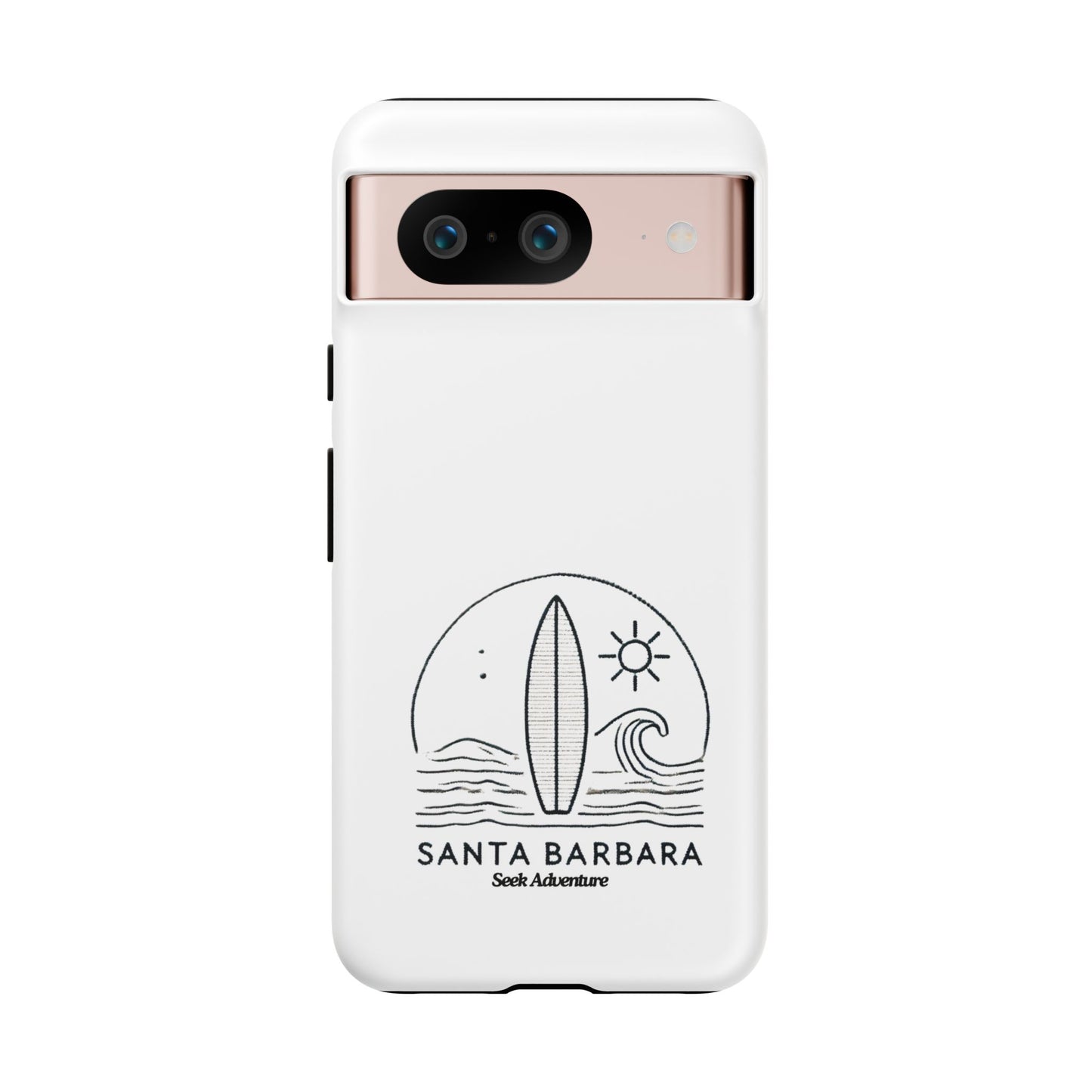 Santa Barbara California Surfboard - Tough Case