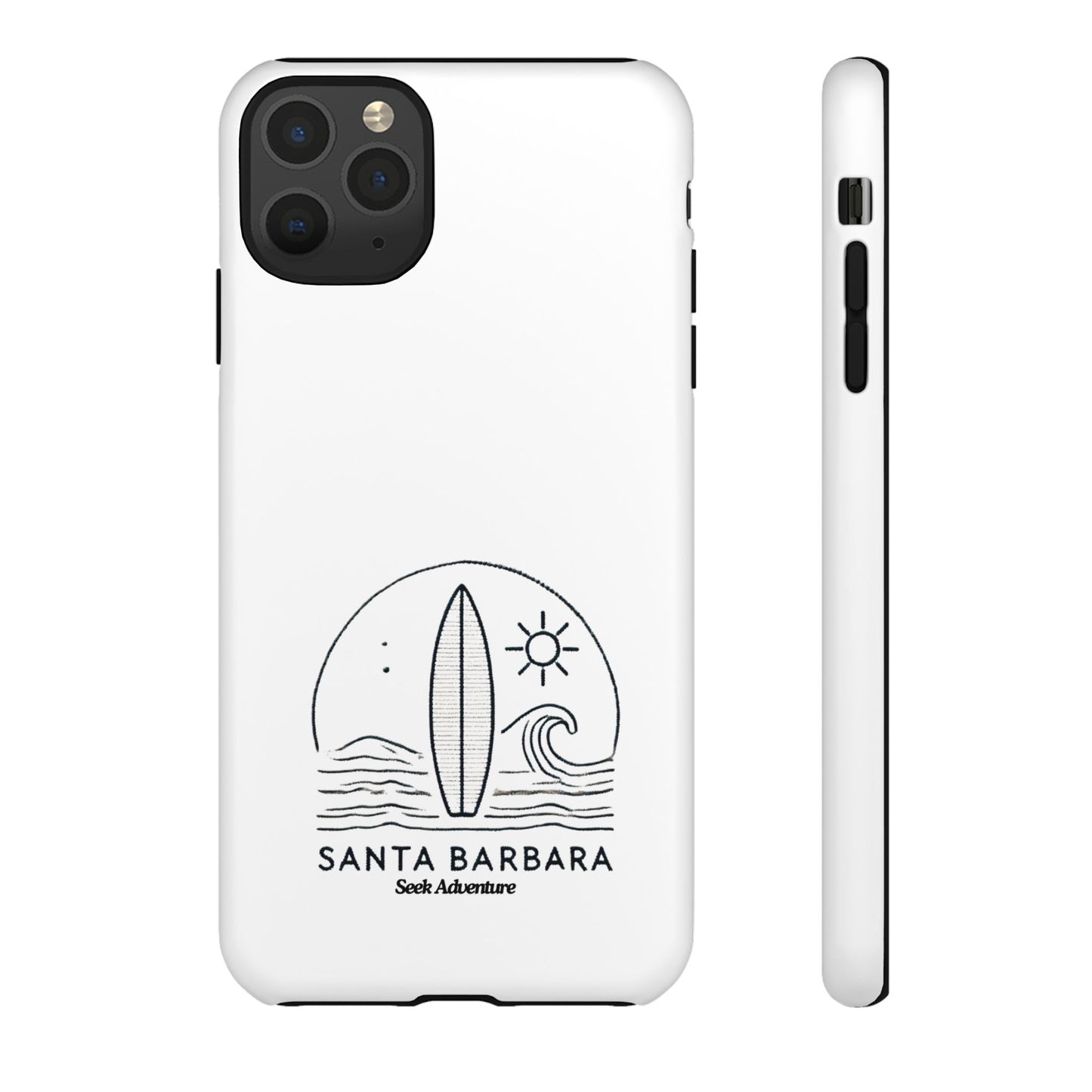 Santa Barbara California Surfboard - Tough Case