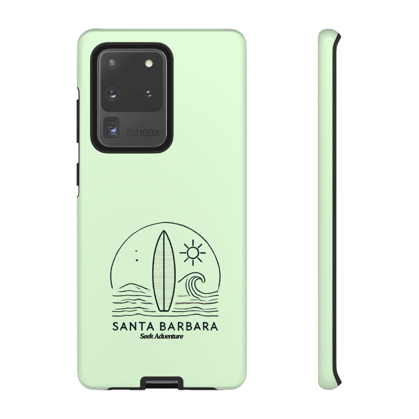 Santa Barbara California Surfboard - Tough Case